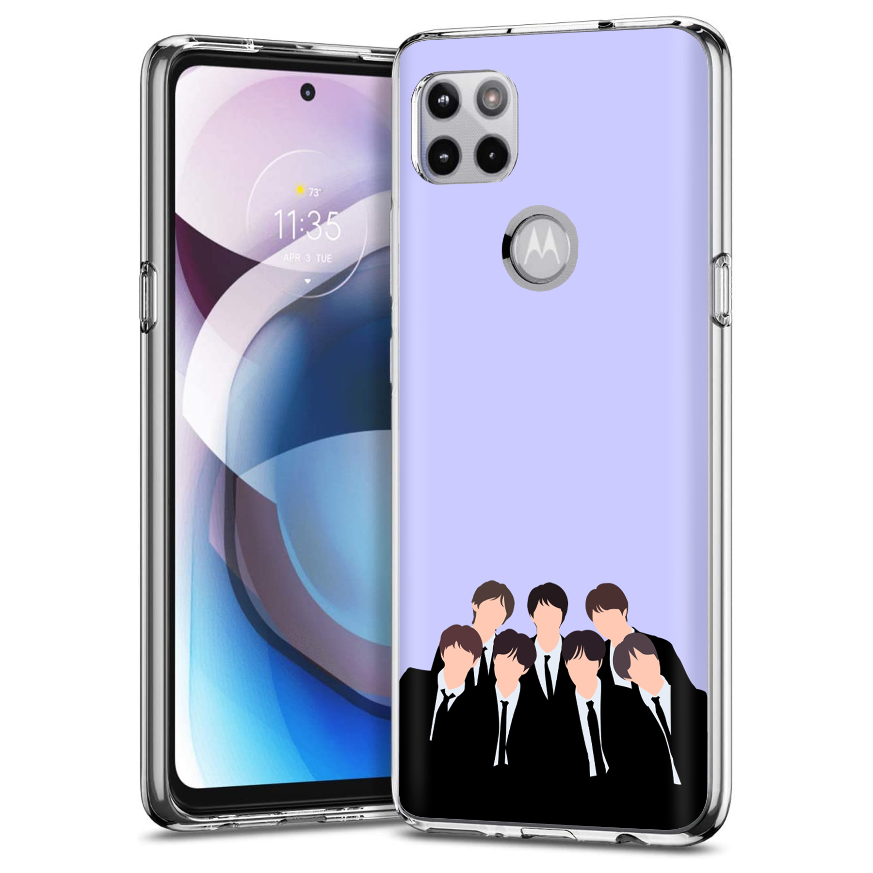 For Motorola (Edge,One 5G,Ace,UW,X40,30),Slim Cover,BTS KPOP 11 Print,USA - Picture 19 of 21
