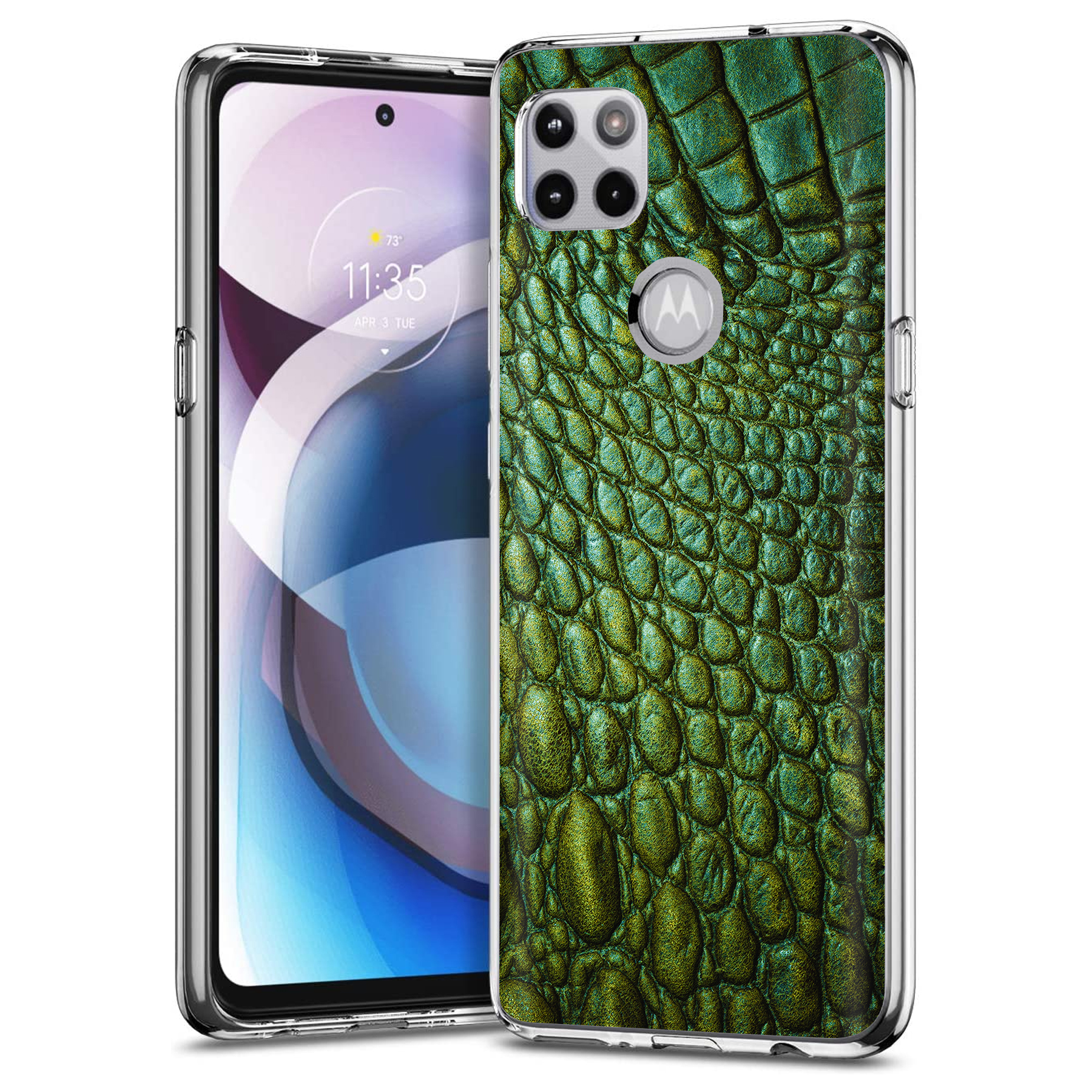 For Motorola (Edge,One 5G,Ace,UW,X40,30),Slim Cover,Satin Crocodile Print,USA - Picture 19 of 21