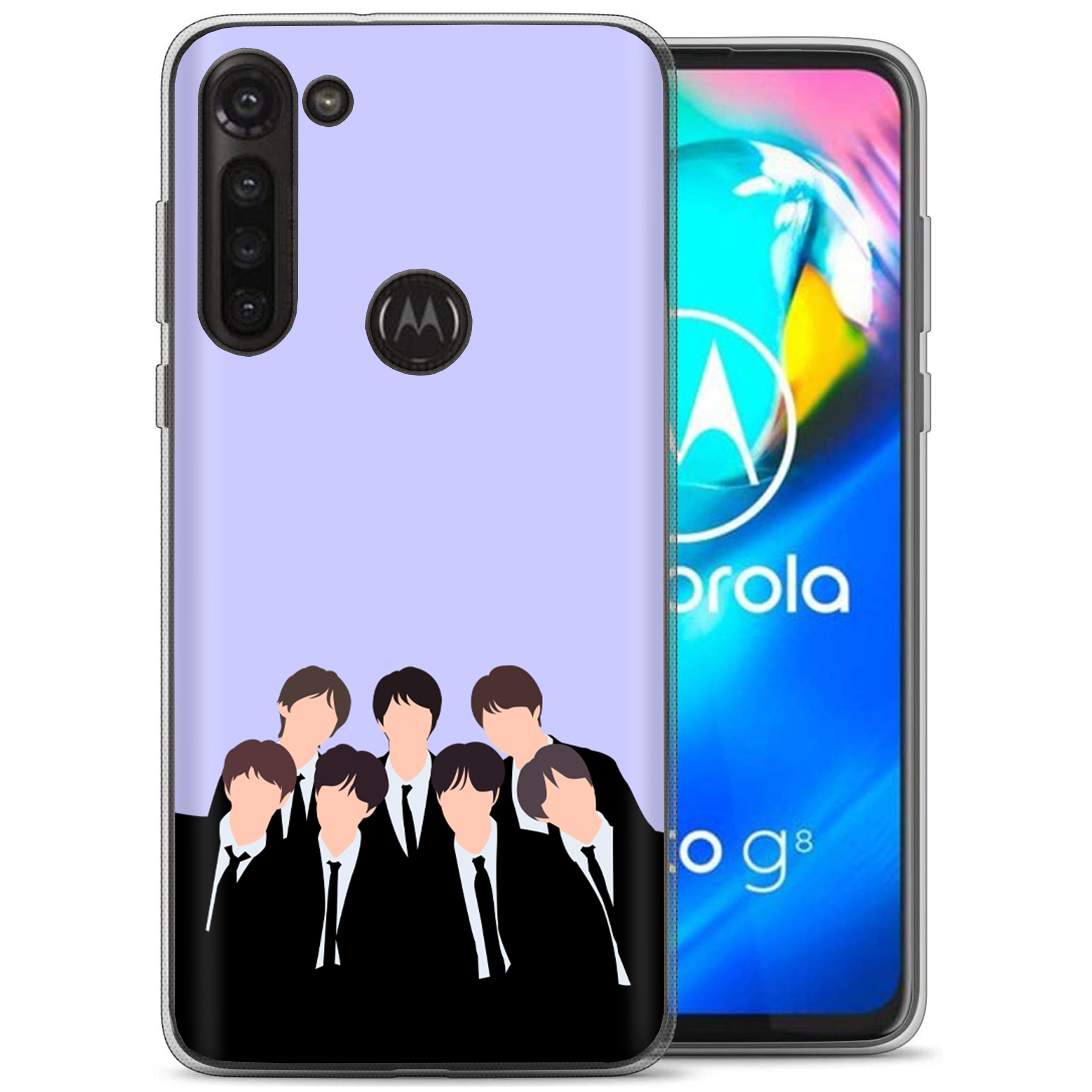 For Motorola Moto G (Power,Stylus,Play,5G),Slim Cover,BTS KPOP 11 Print,USA - Picture 14 of 27