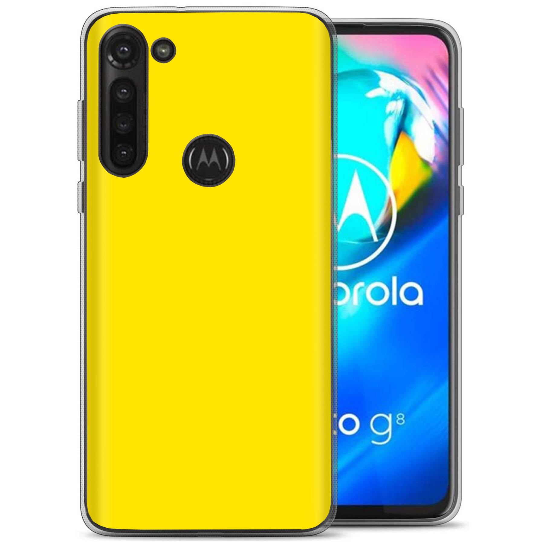 For Motorola Moto G Series, Slim Phone Cover, Yellow Print - Picture 12 of 21