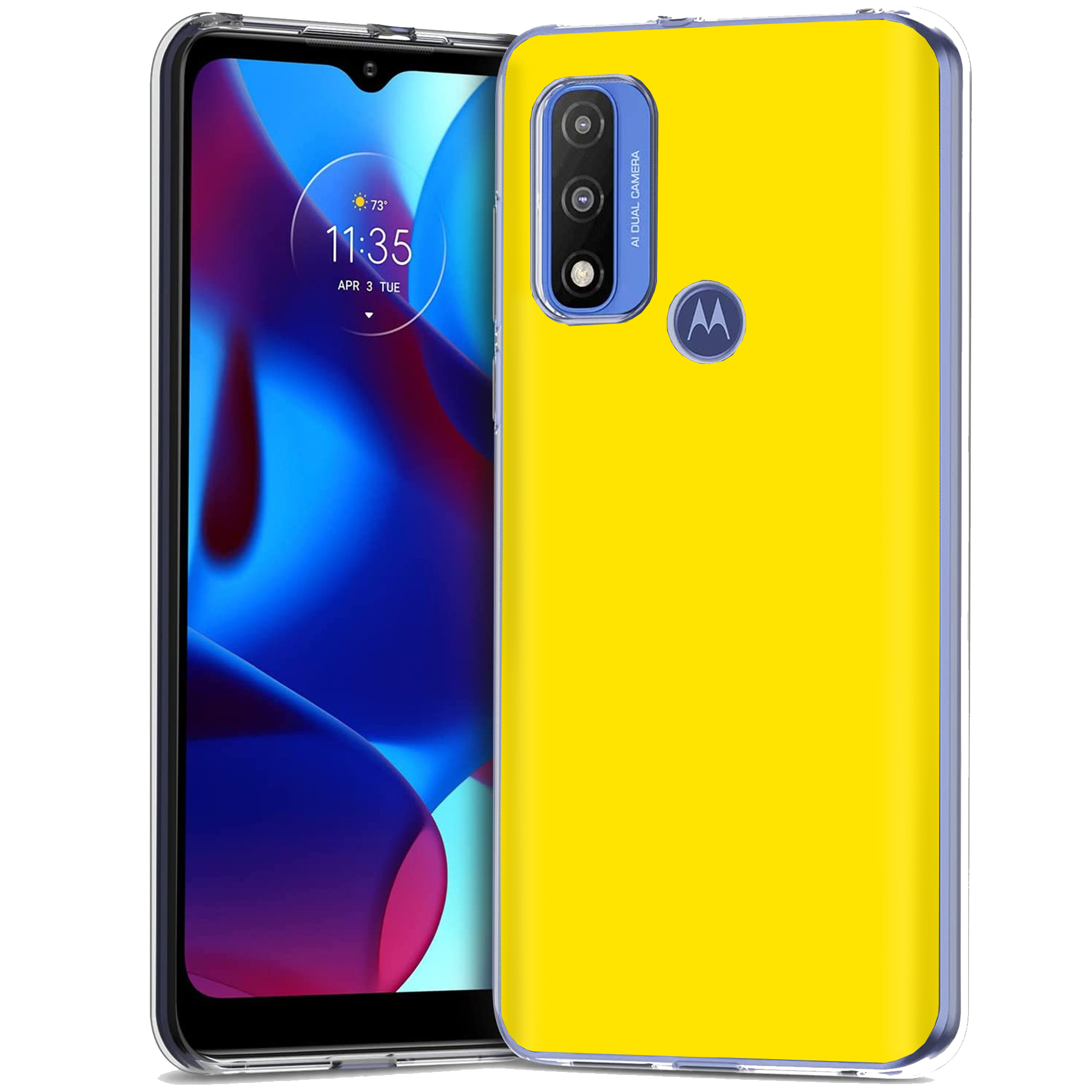 For Motorola Moto G Series, Slim Phone Cover, Yellow Print - Picture 8 of 21
