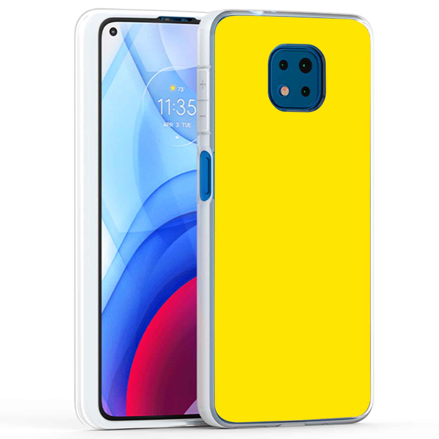 For Motorola Moto G Series, Slim Phone Cover, Yellow Print - Picture 11 of 21