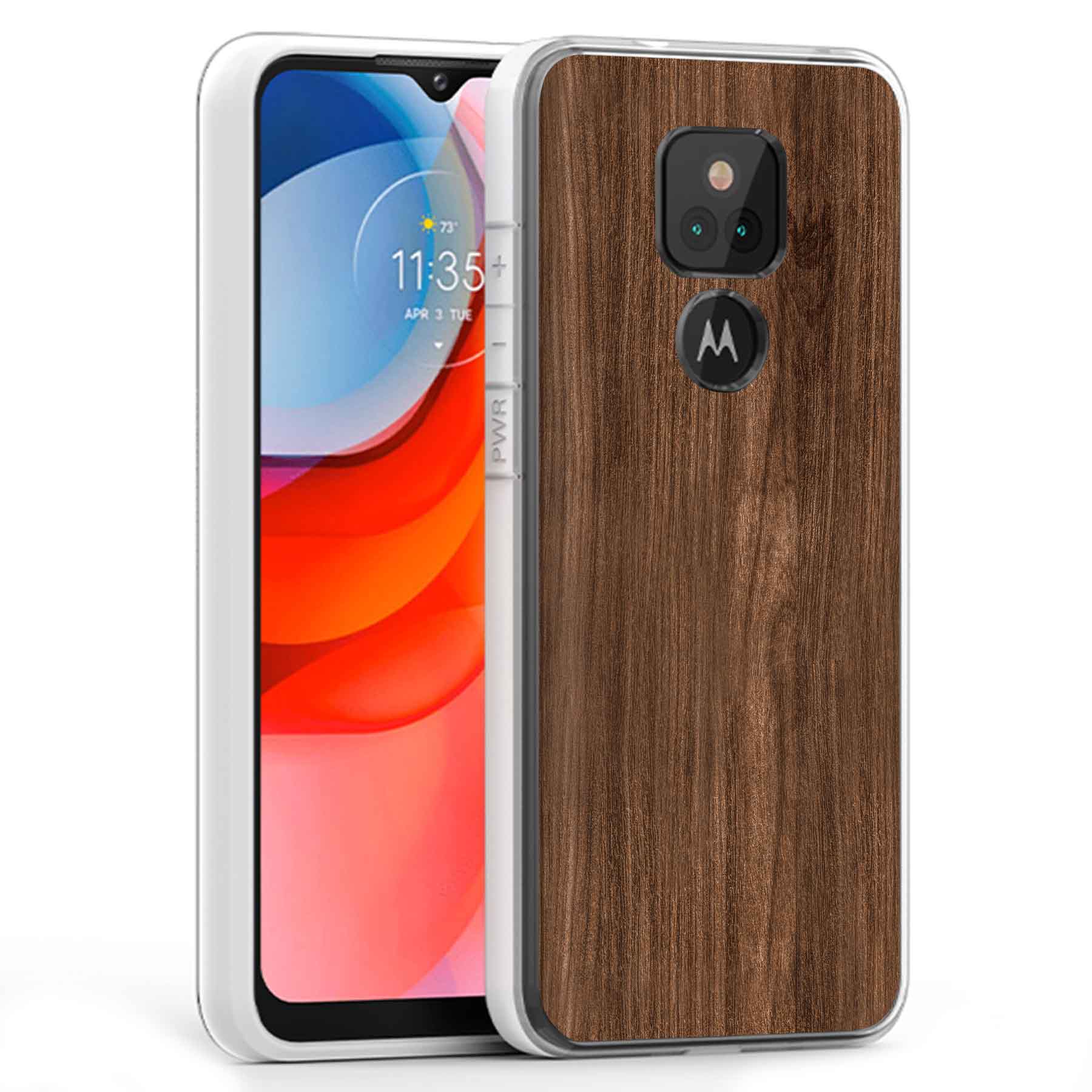 For Motorola Moto G (Power,Stylus,Play,5G),Slim Cover,Wood 3 Print,USA - Picture 23 of 27