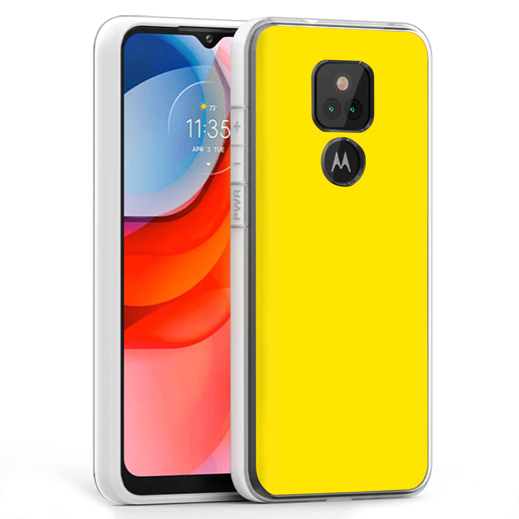 For Motorola Moto G Series, Slim Phone Cover, Yellow Print - Picture 19 of 21