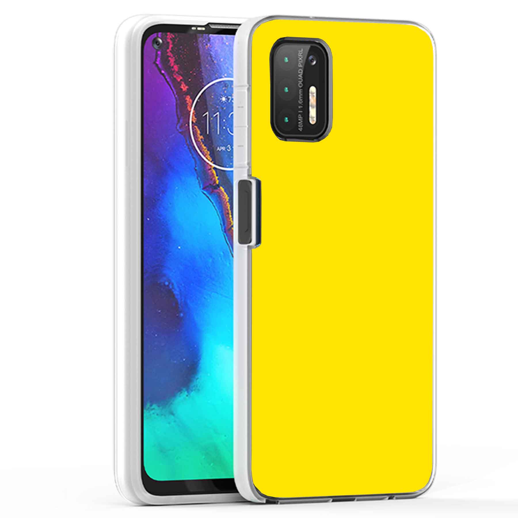 For Motorola Moto G Series, Slim Phone Cover, Yellow Print - Picture 15 of 21