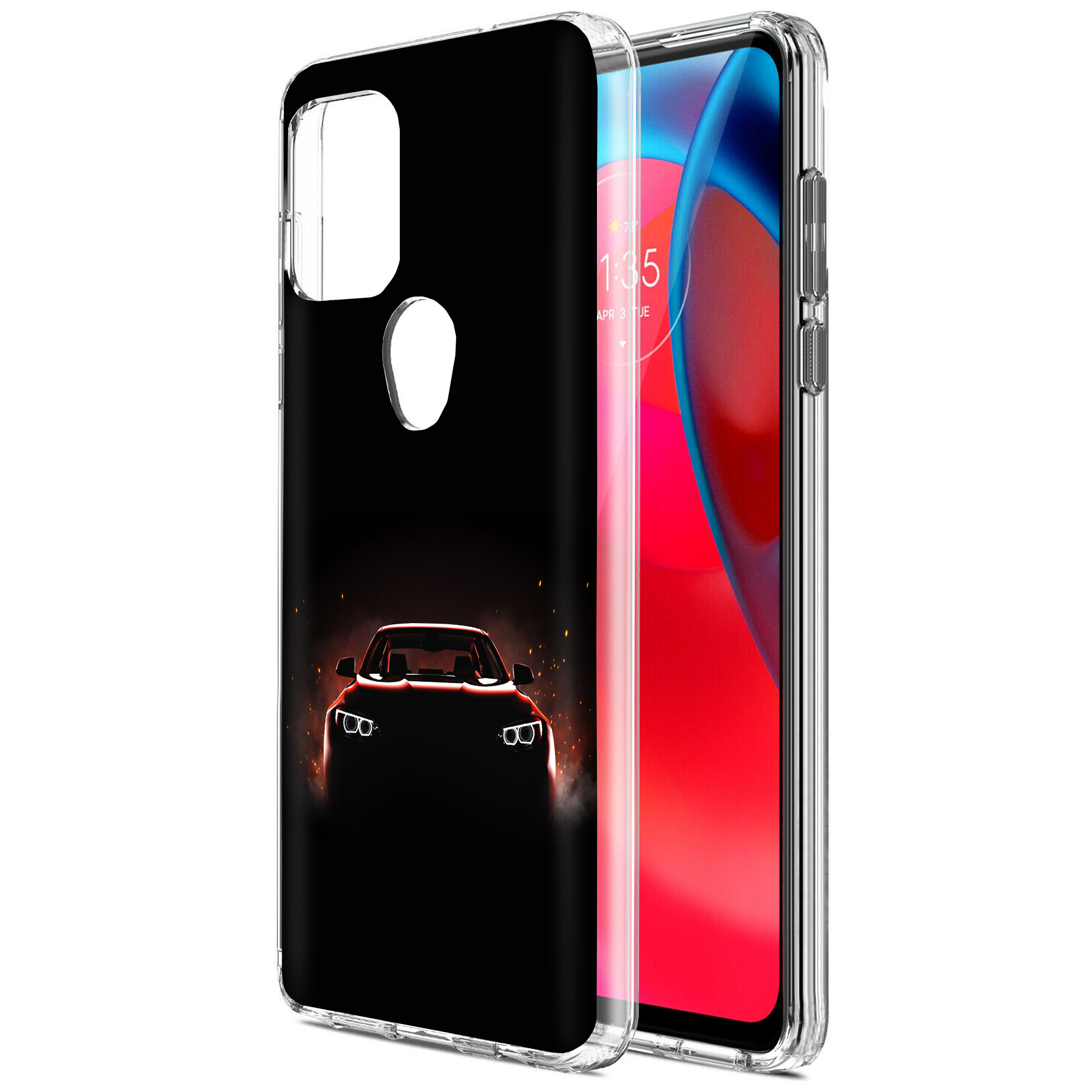 For Motorola Moto G (Power,Stylus,Play,5G),Slim Cover,Luxury Car Print,USA - Picture 19 of 27