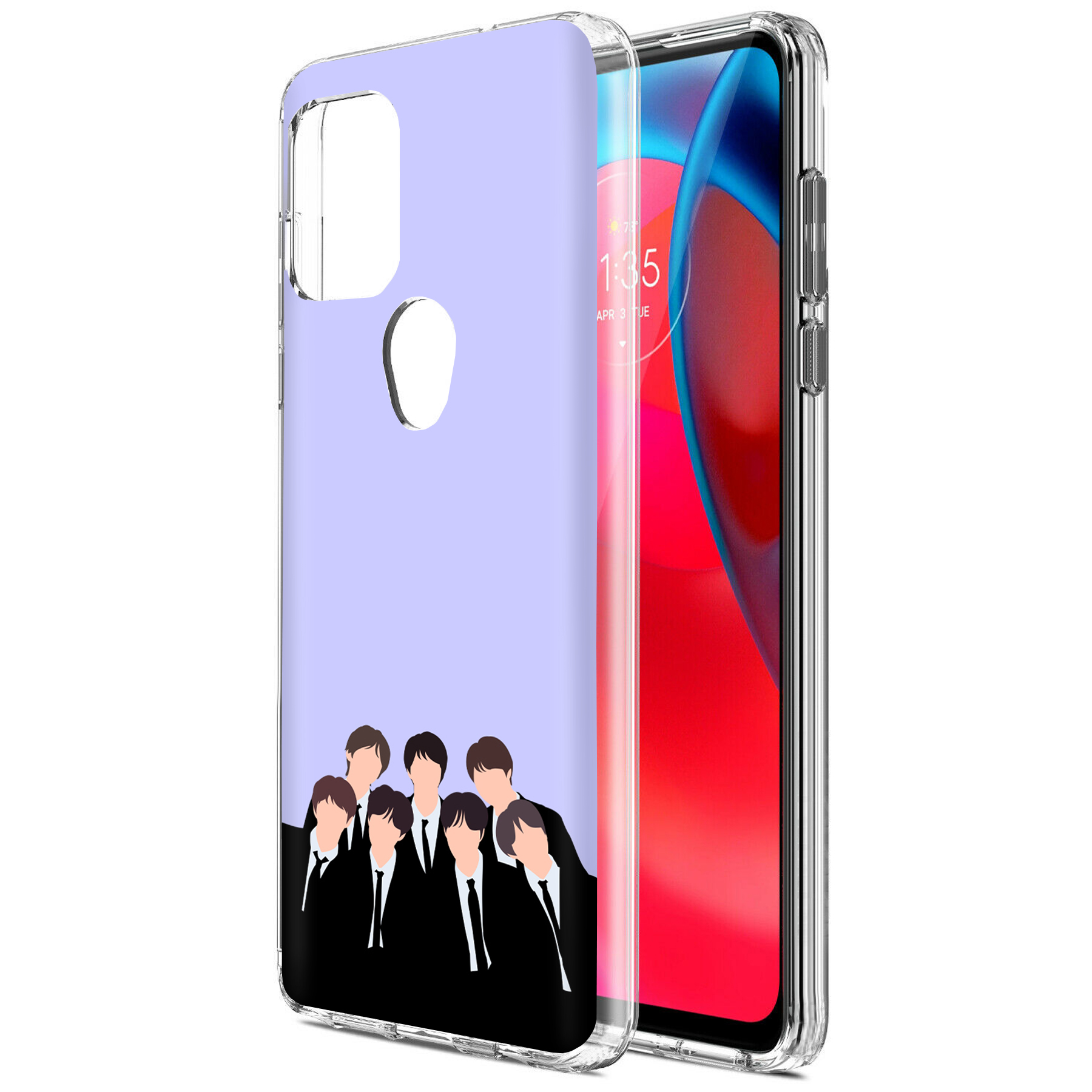 For Motorola Moto G (Power,Stylus,Play,5G),Slim Cover,BTS KPOP 11 Print,USA - Picture 19 of 27