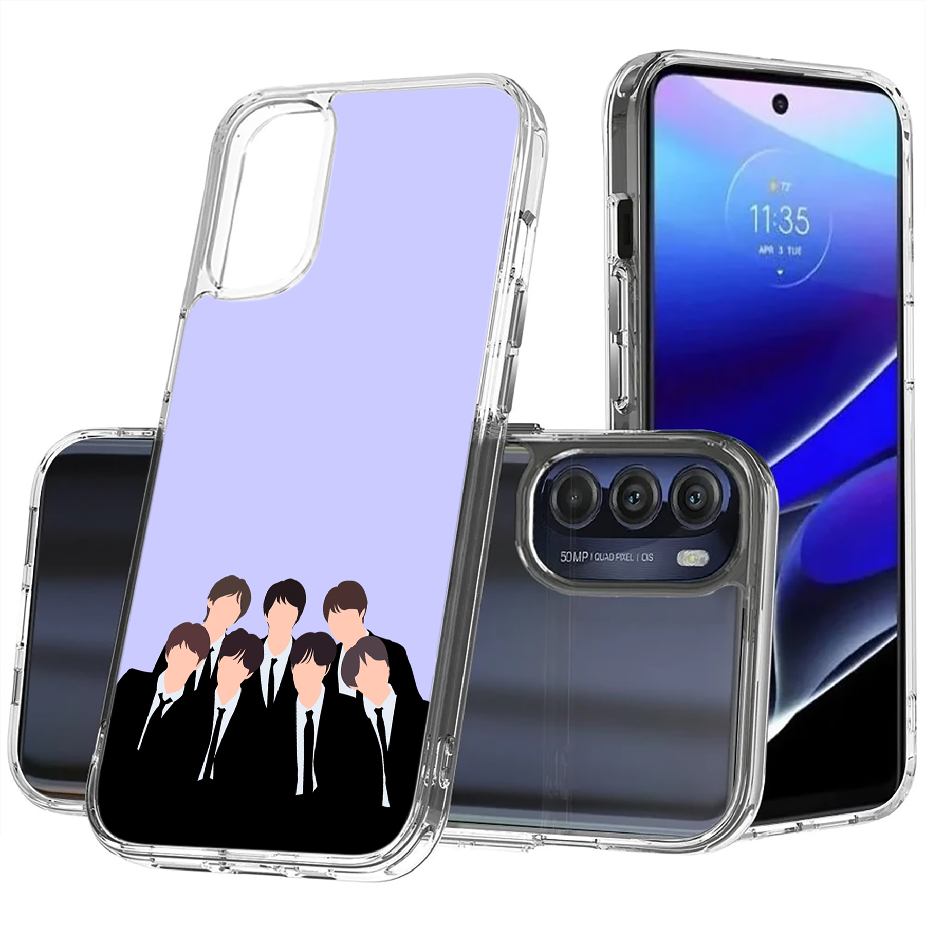 For Motorola Moto G (Power,Stylus,Play,5G),Slim Cover,BTS KPOP 11 Print,USA - Picture 17 of 27