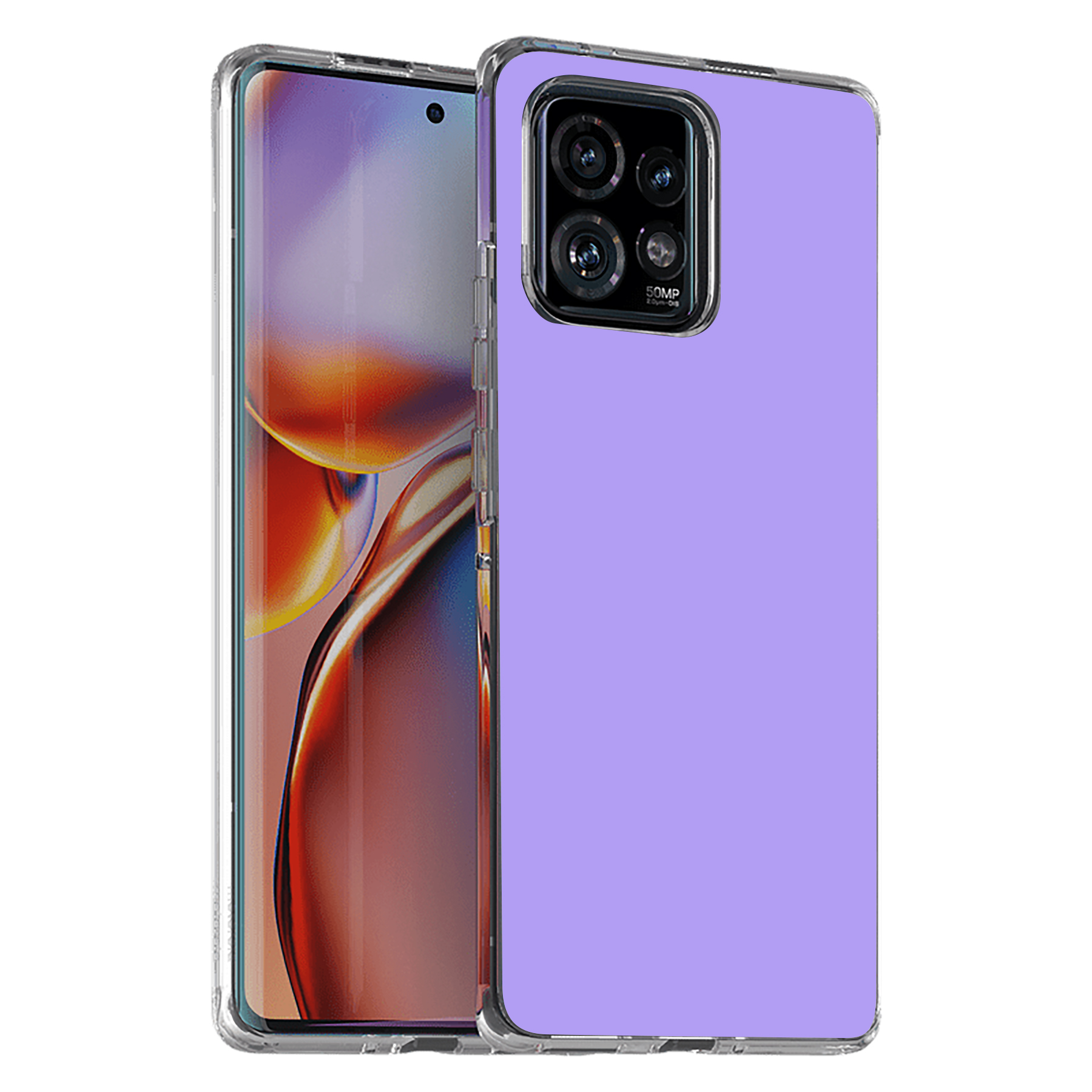 For Motorola (Edge,One 5G,Ace,UW,X40,30),Slim Cover,Lavender Purple Print,USA - Picture 14 of 21