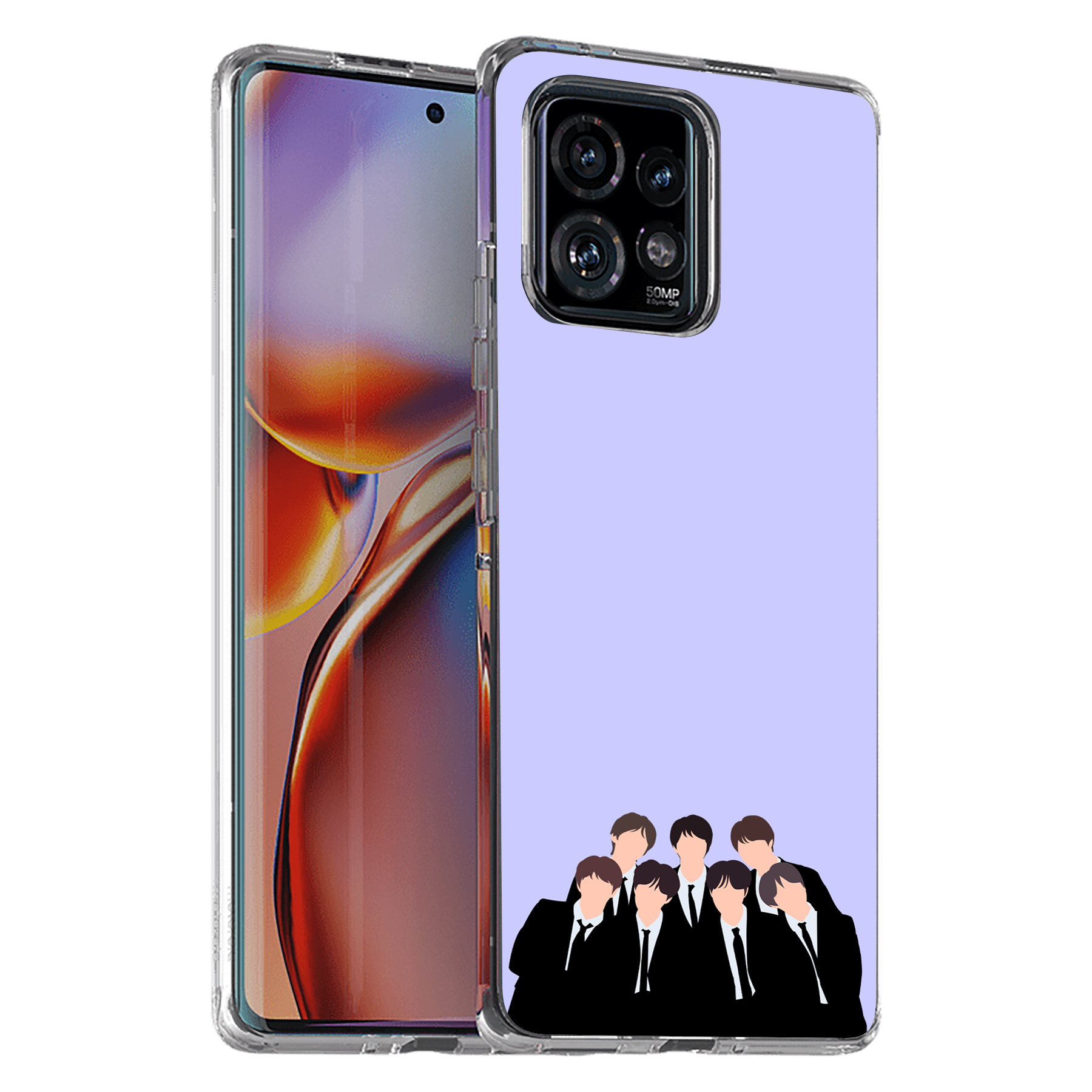 For Motorola (Edge,One 5G,Ace,UW,X40,30),Slim Cover,BTS KPOP 11 Print,USA - Picture 14 of 21
