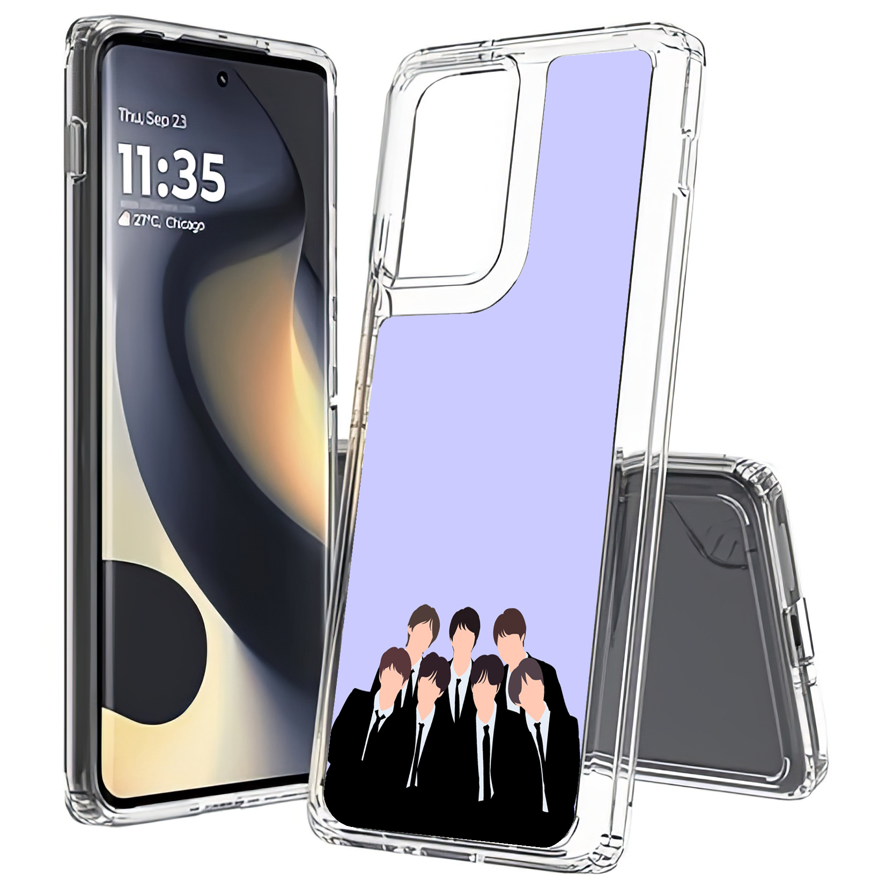 For Motorola (Edge,One 5G,Ace,UW,X40,30),Slim Cover,BTS KPOP 11 Print,USA - Picture 21 of 21