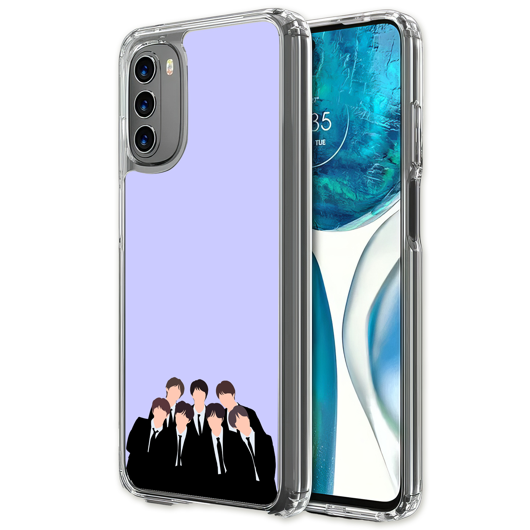 For Motorola Moto G (Power,Stylus,Play,5G),Slim Cover,BTS KPOP 11 Print,USA - Picture 24 of 27