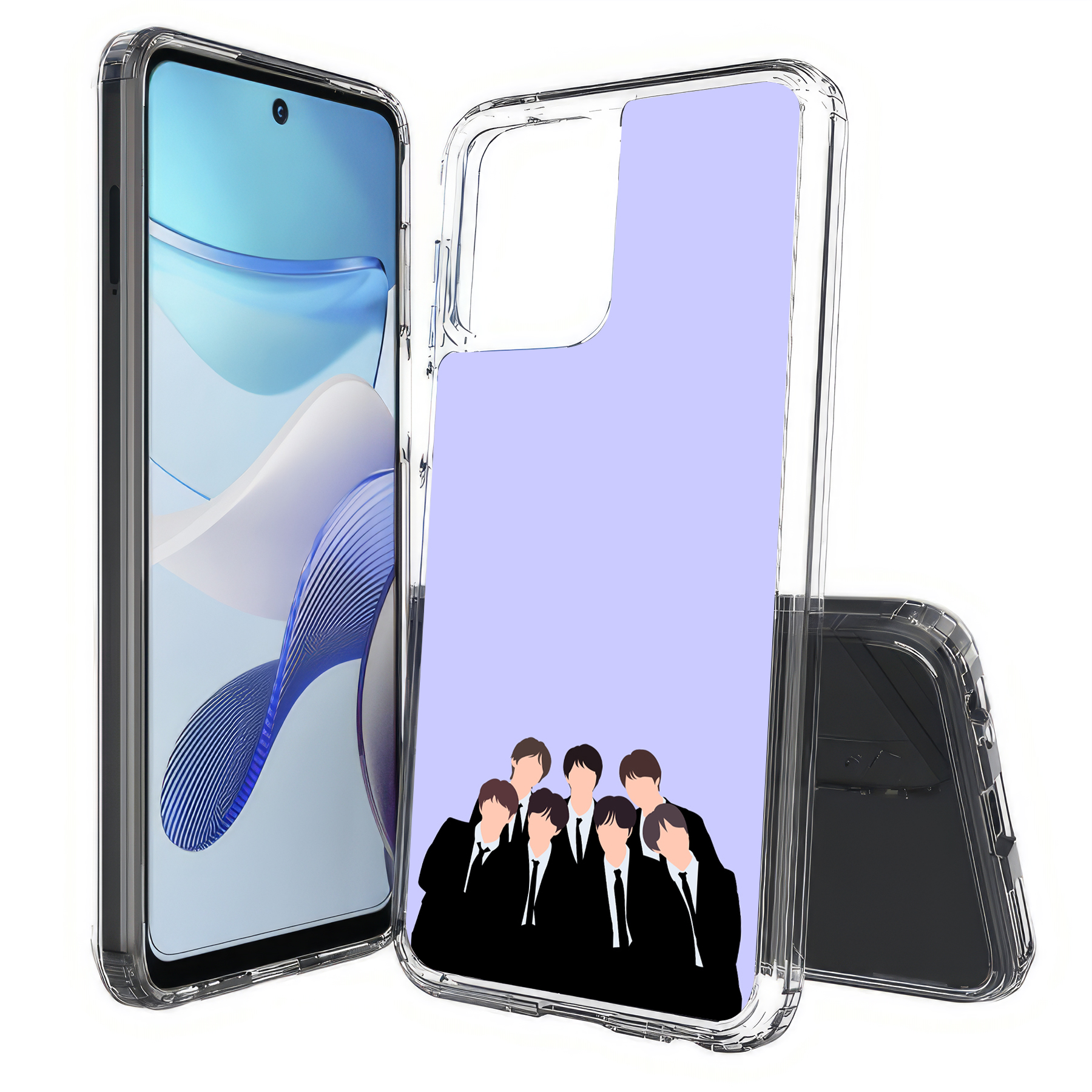 For Motorola Moto G (Power,Stylus,Play,5G),Slim Cover,BTS KPOP 11 Print,USA - Picture 25 of 27
