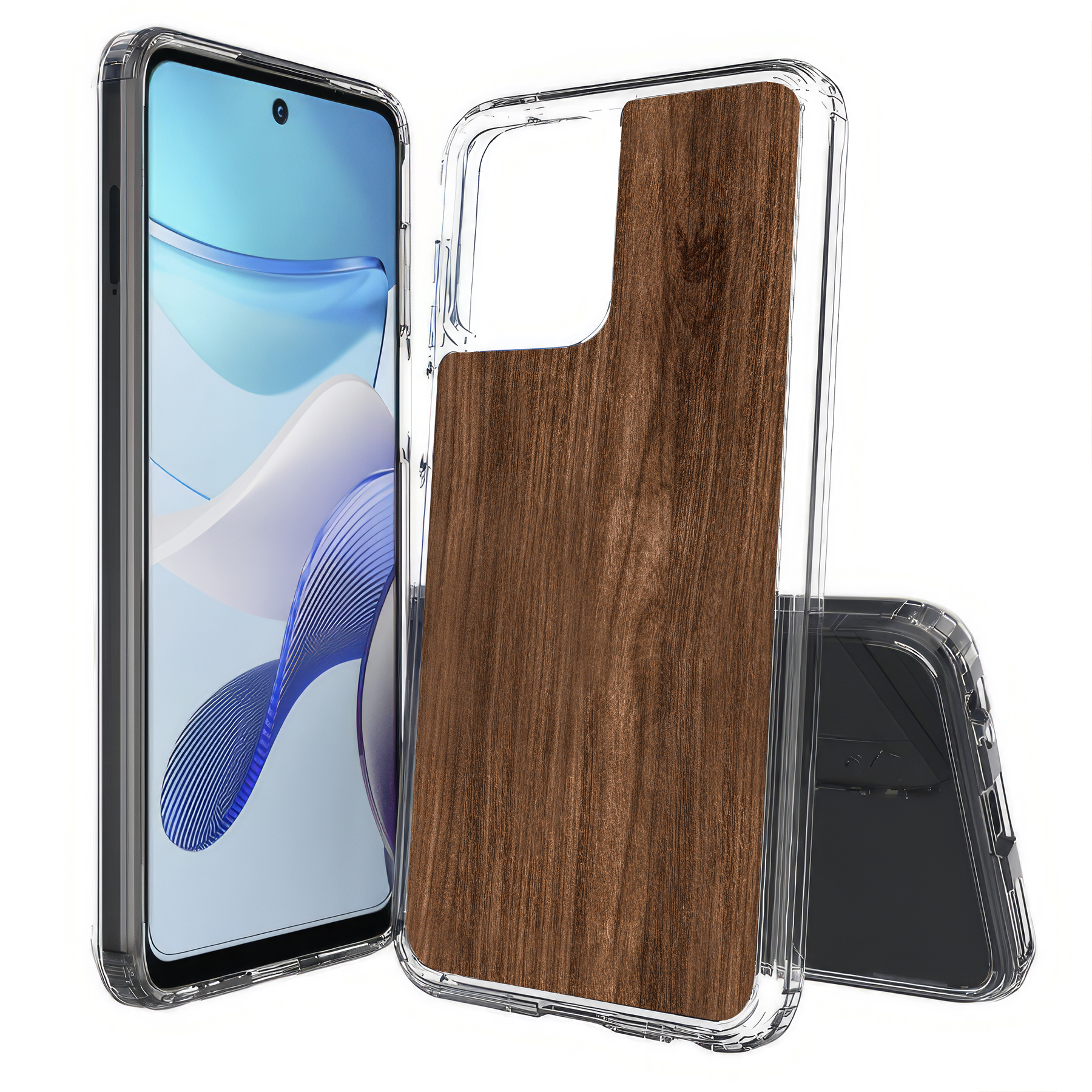 For Motorola Moto G (Power,Stylus,Play,5G),Slim Cover,Wood 3 Print,USA - Picture 25 of 27