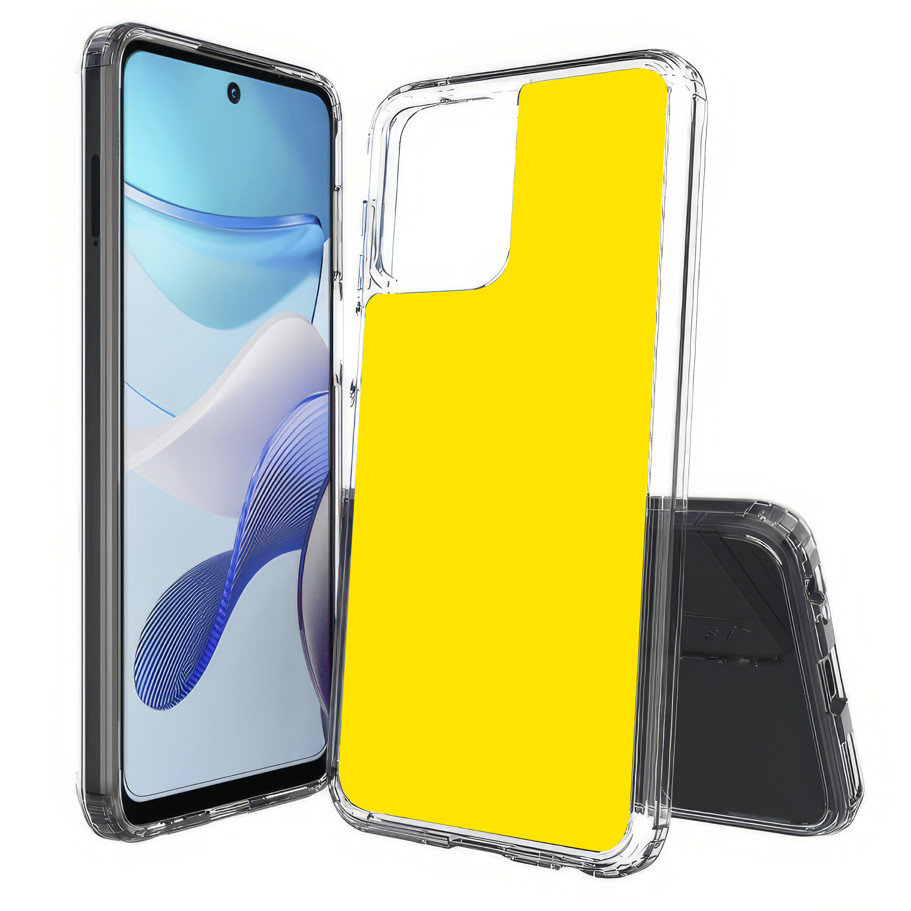 For Motorola Moto G Series, Slim Phone Cover, Yellow Print - Picture 21 of 21