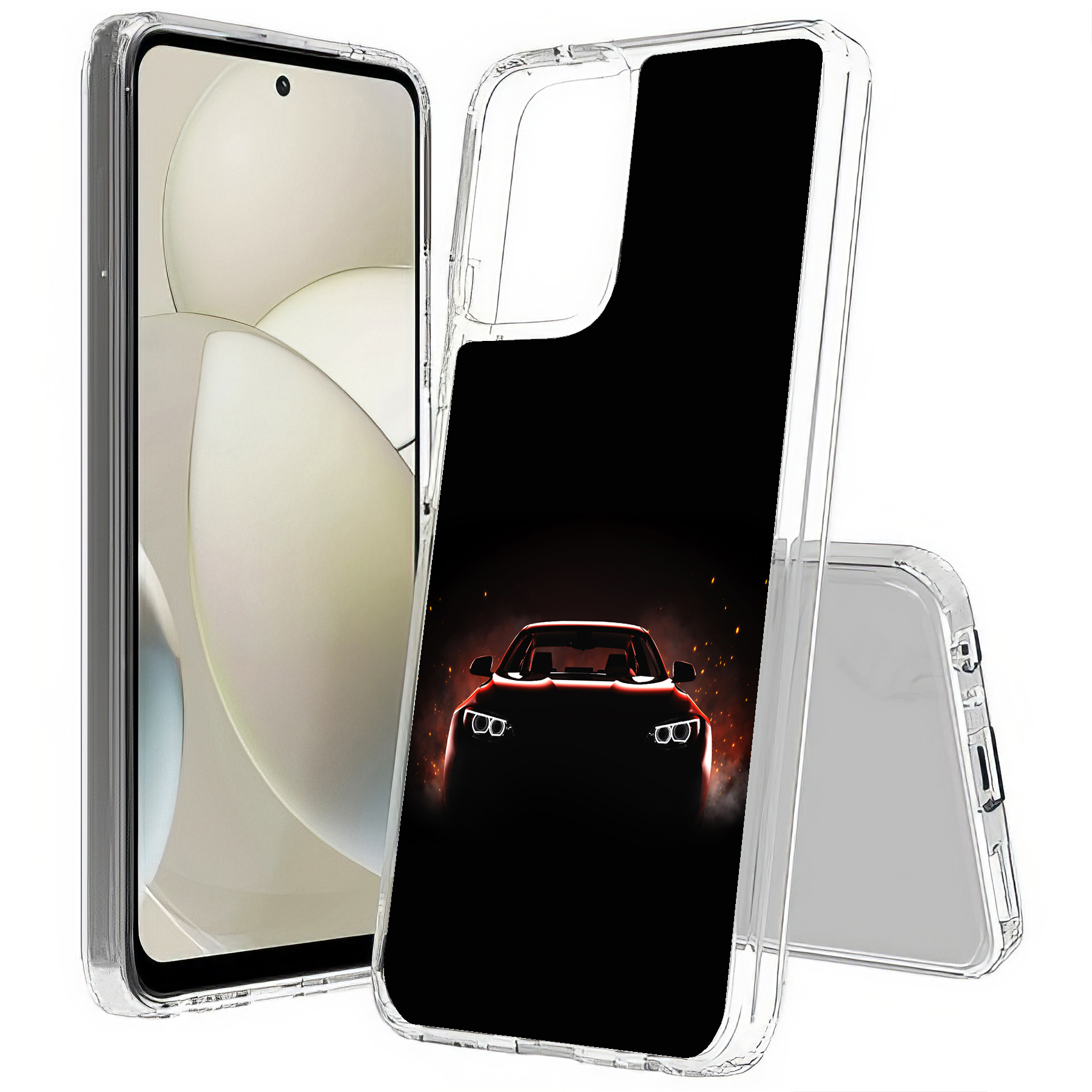 For Motorola Moto G (Power,Stylus,Play,5G),Slim Cover,Luxury Car Print,USA - Picture 26 of 27