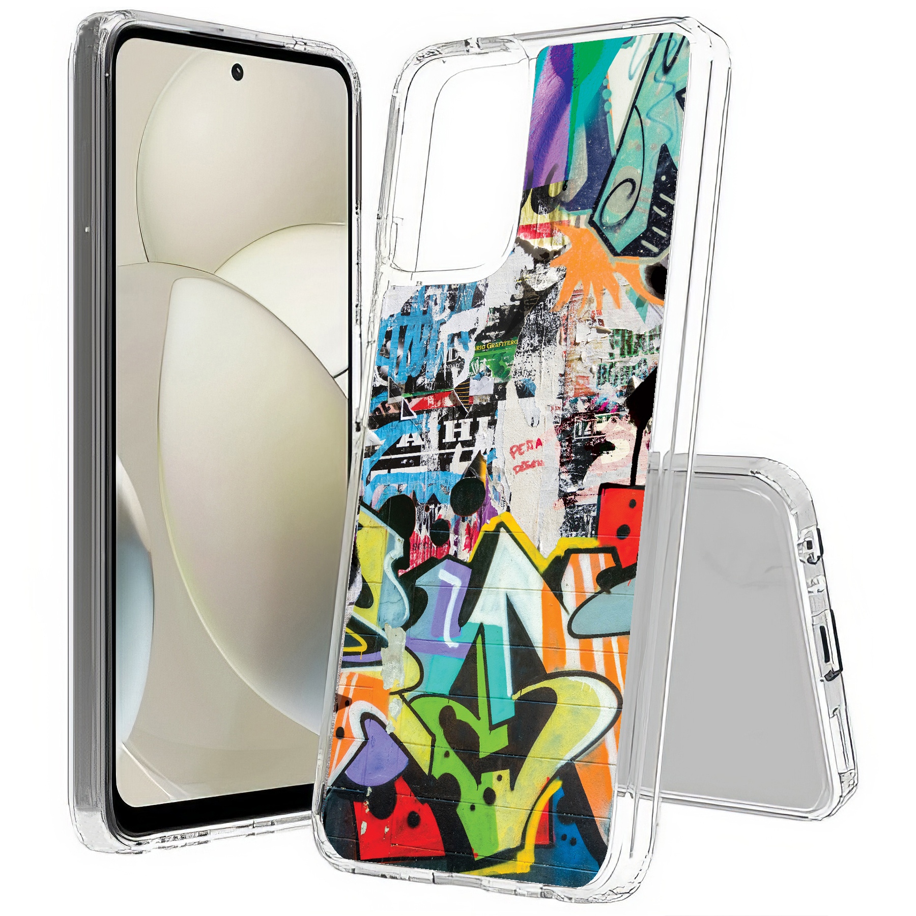 For Motorola Moto G (Power,Stylus,Play,5G),Slim Cover,Street Graffiti Print,USA - Picture 26 of 27