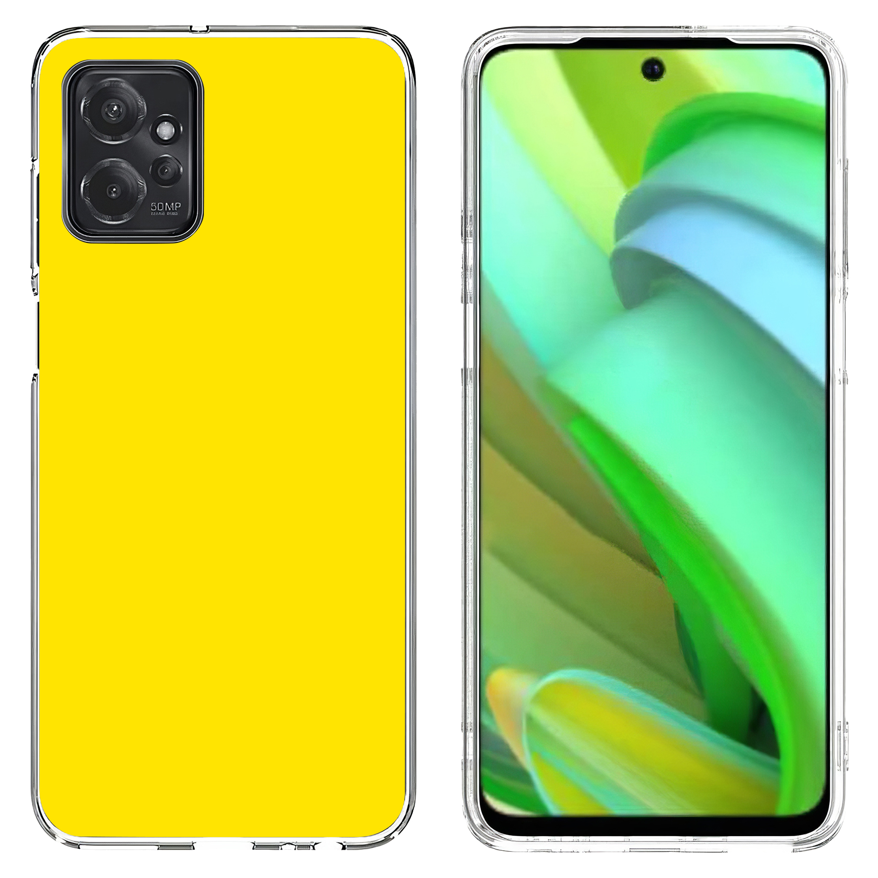 For Motorola Moto G Series, Slim Phone Cover, Yellow Print - Picture 9 of 21