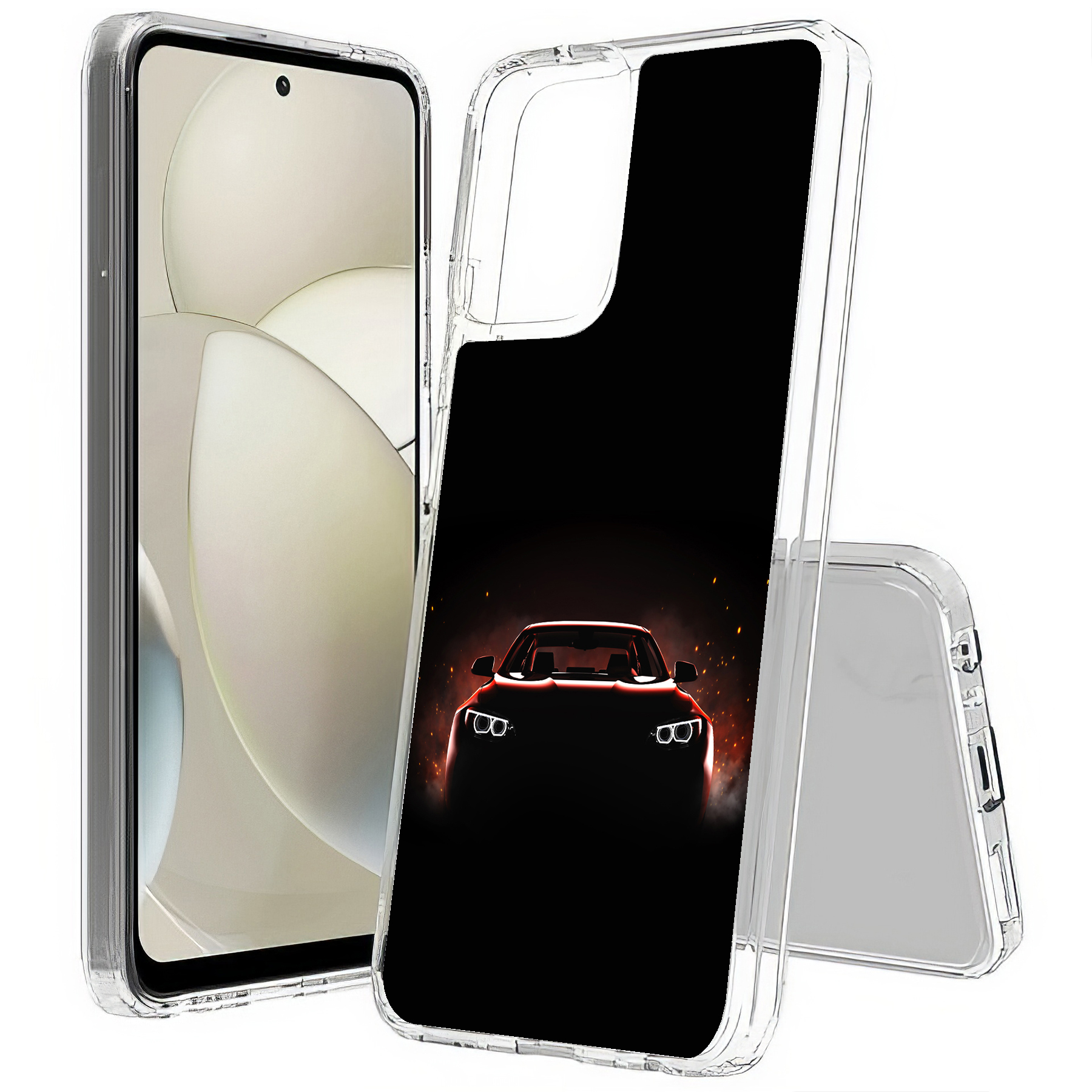 For Motorola Moto G (Power,Stylus,Play,5G),Slim Cover,Luxury Car Print,USA - Picture 10 of 27