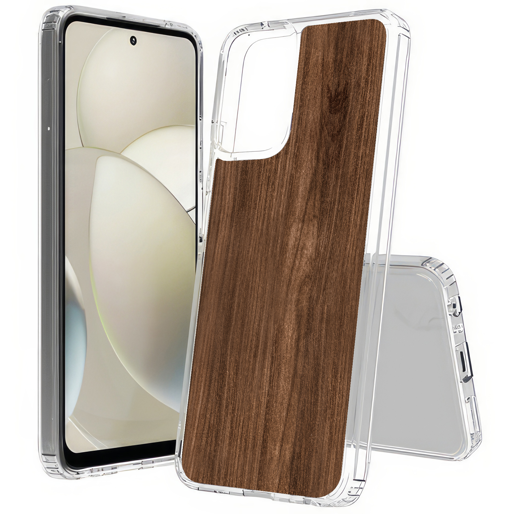 For Motorola Moto G (Power,Stylus,Play,5G),Slim Cover,Wood 3 Print,USA - Picture 9 of 27