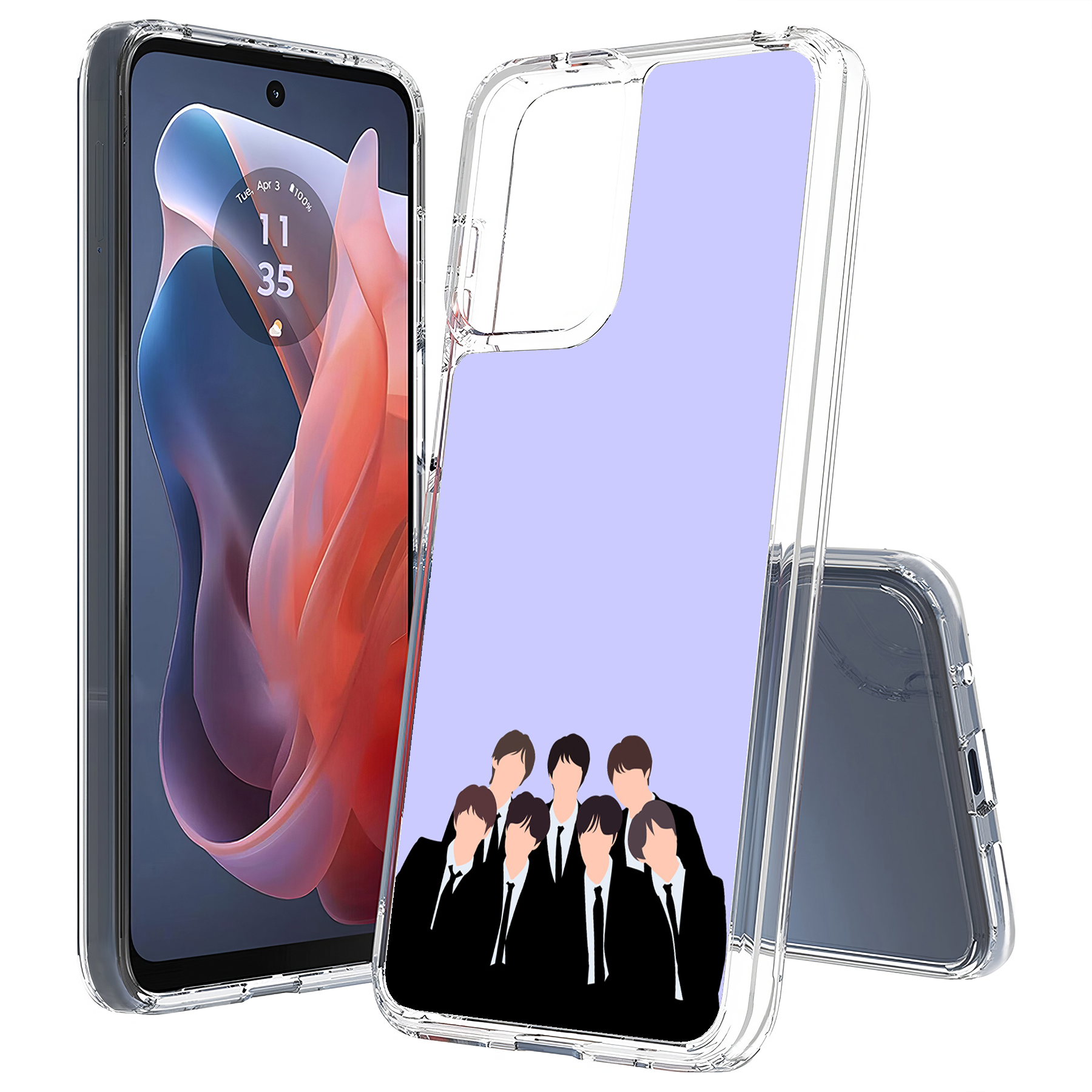 For Motorola Moto G (Power,Stylus,Play,5G),Slim Cover,BTS KPOP 11 Print,USA - Picture 21 of 27