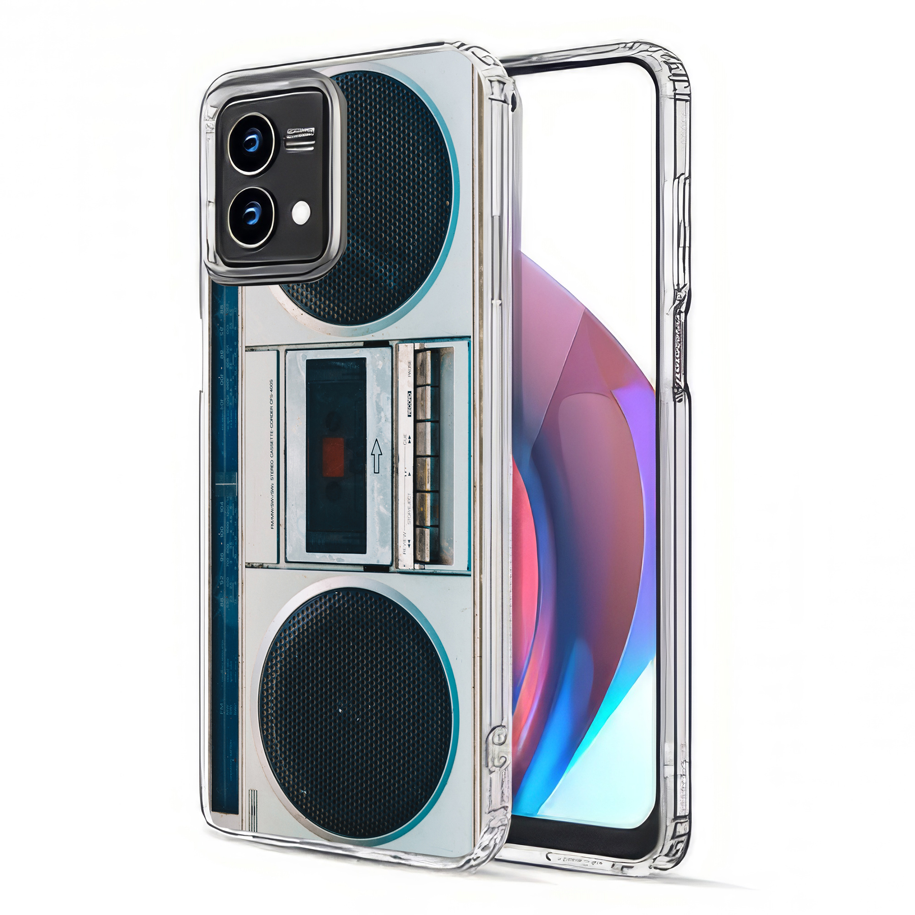 For Motorola Moto G (Power,Stylus,Play,5G),Slim Cover,Old Radio Print,USA - Picture 16 of 27