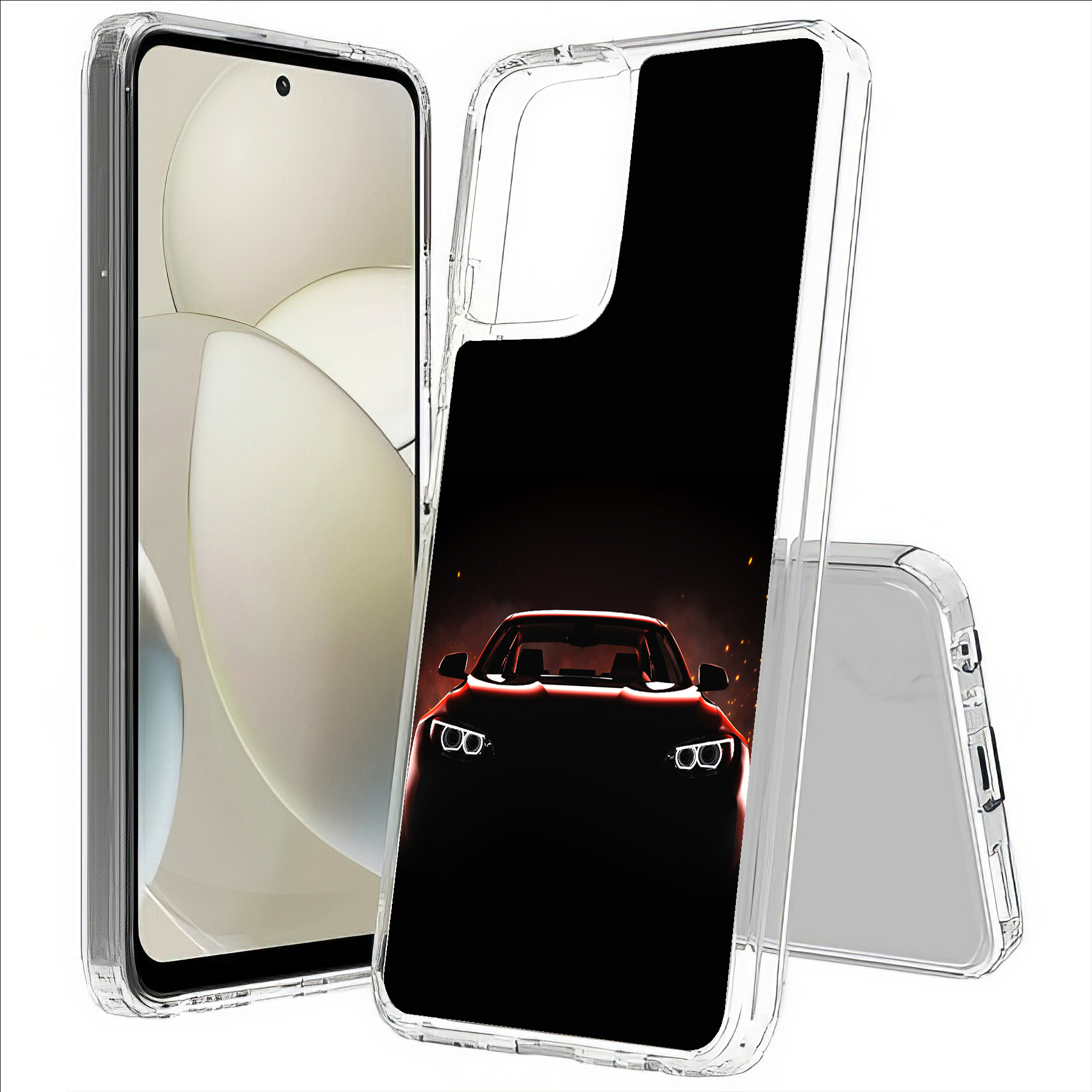 For Motorola Moto G (Power,Stylus,Play,5G),Slim Cover,Luxury Car Print,USA - Picture 15 of 27