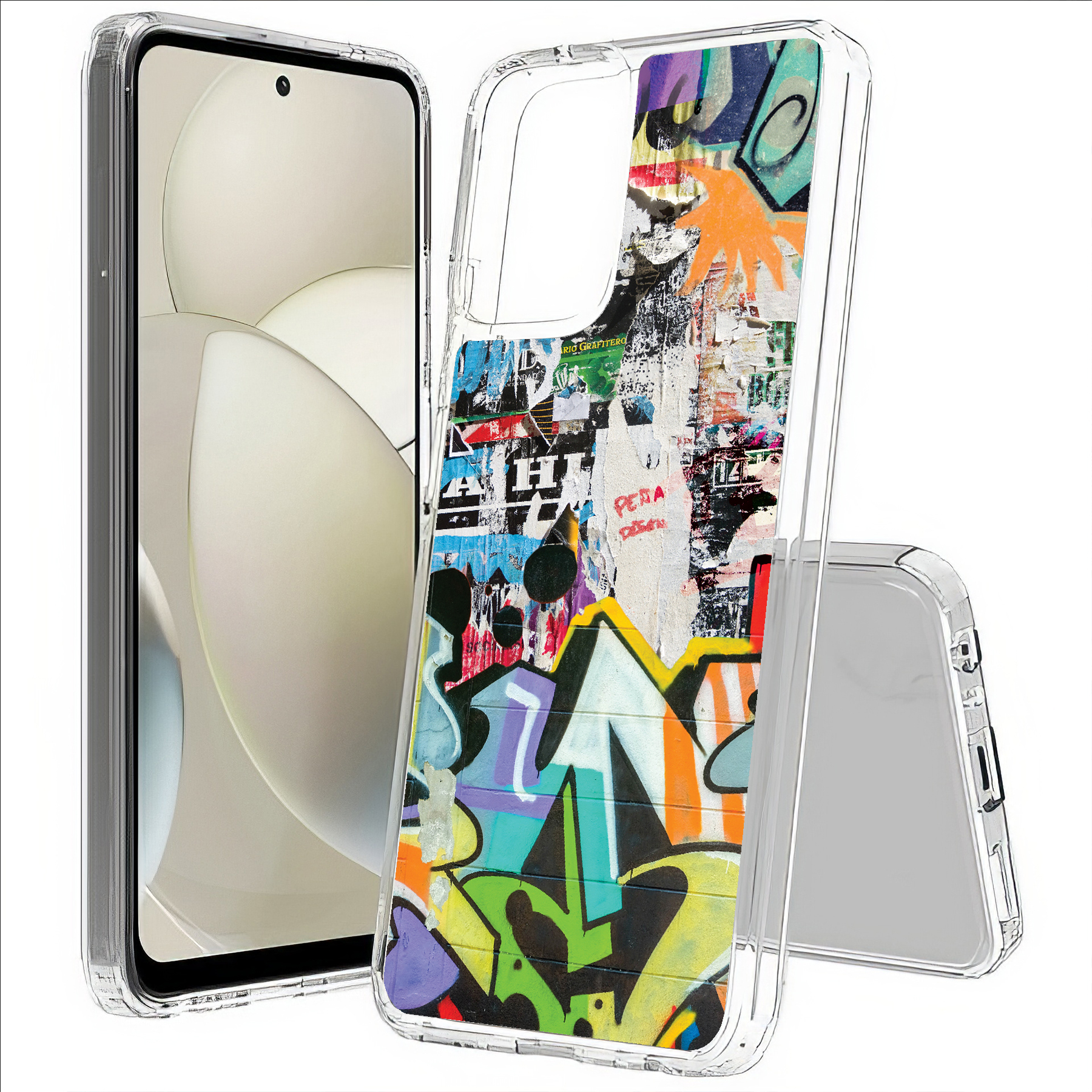 For Motorola Moto G (Power,Stylus,Play,5G),Slim Cover,Street Graffiti Print,USA - Picture 15 of 27