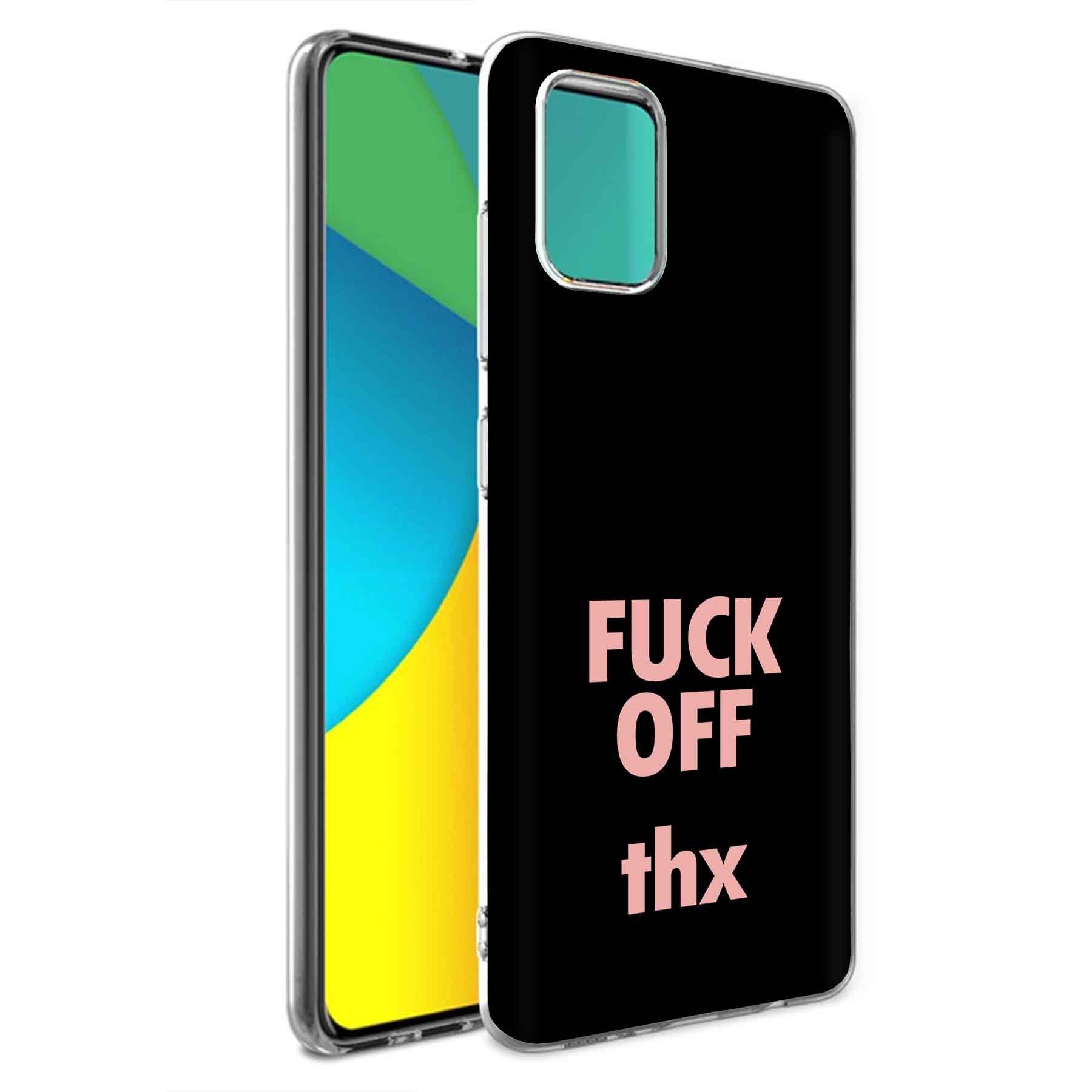 For Samsung Galaxy A (A56,A36,A16,A15,A14),Slim Cover,Fun Quote F Off Print,USA - Picture 8 of 28