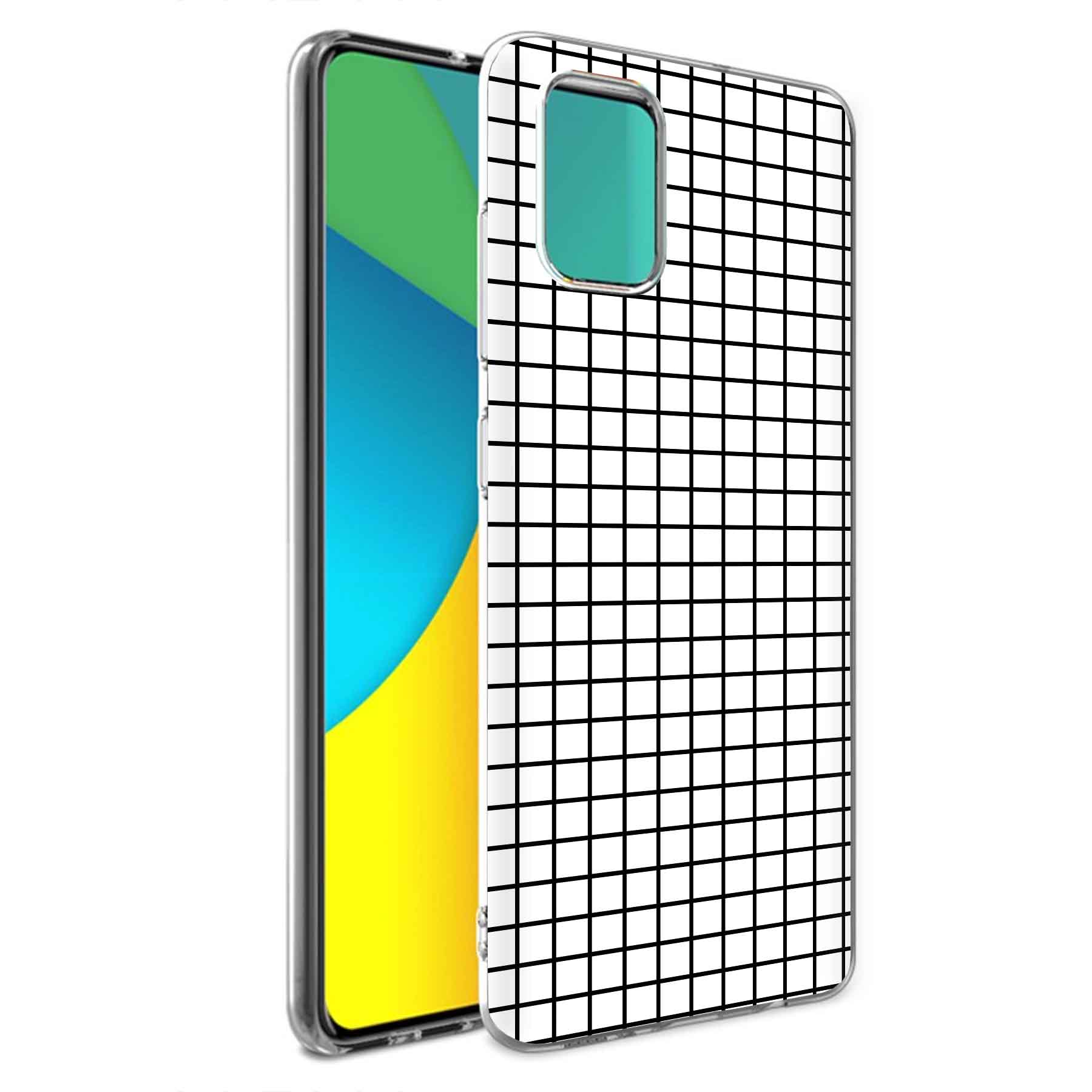 For Samsung Galaxy A (A56,A36,A16,A15,A14),Slim Cover,Blk White Grid Print,USA - Picture 8 of 28