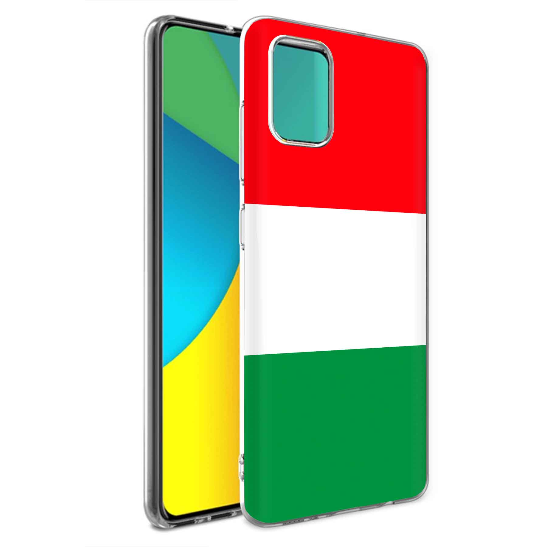 For Samsung Galaxy A (A56,A36,A16,A15,A14),Slim Cover,Flag Italy Print,USA - Picture 8 of 28