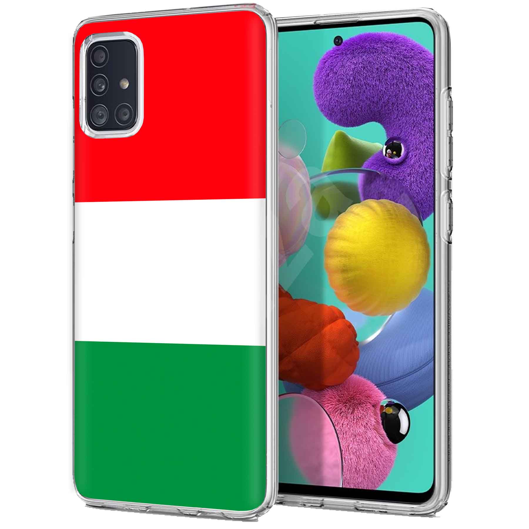 For Samsung Galaxy A (A56,A36,A16,A15,A14),Slim Cover,Flag Italy Print,USA - Picture 13 of 28