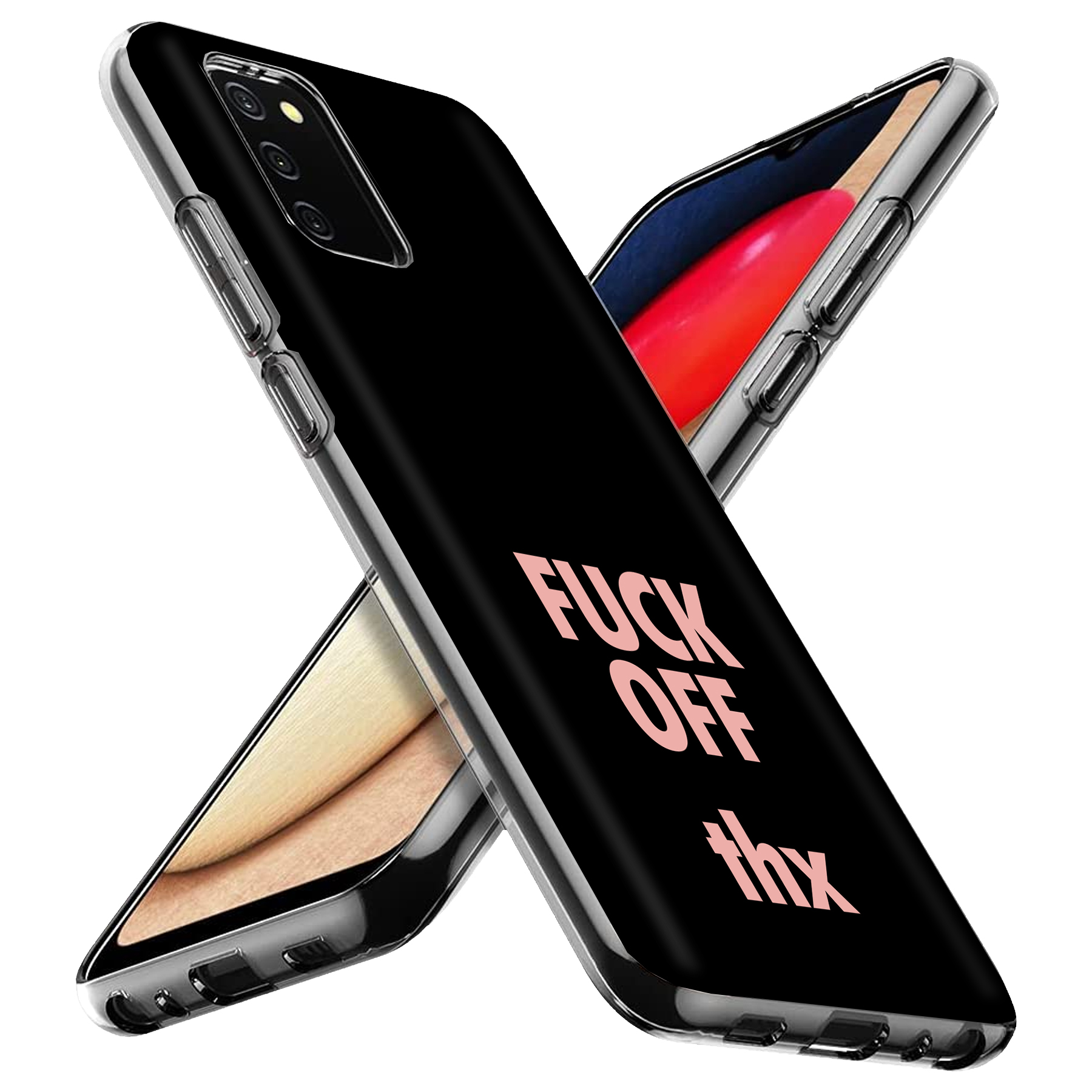For Samsung Galaxy A (A56,A36,A16,A15,A14),Slim Cover,Fun Quote F Off Print,USA - Picture 28 of 28