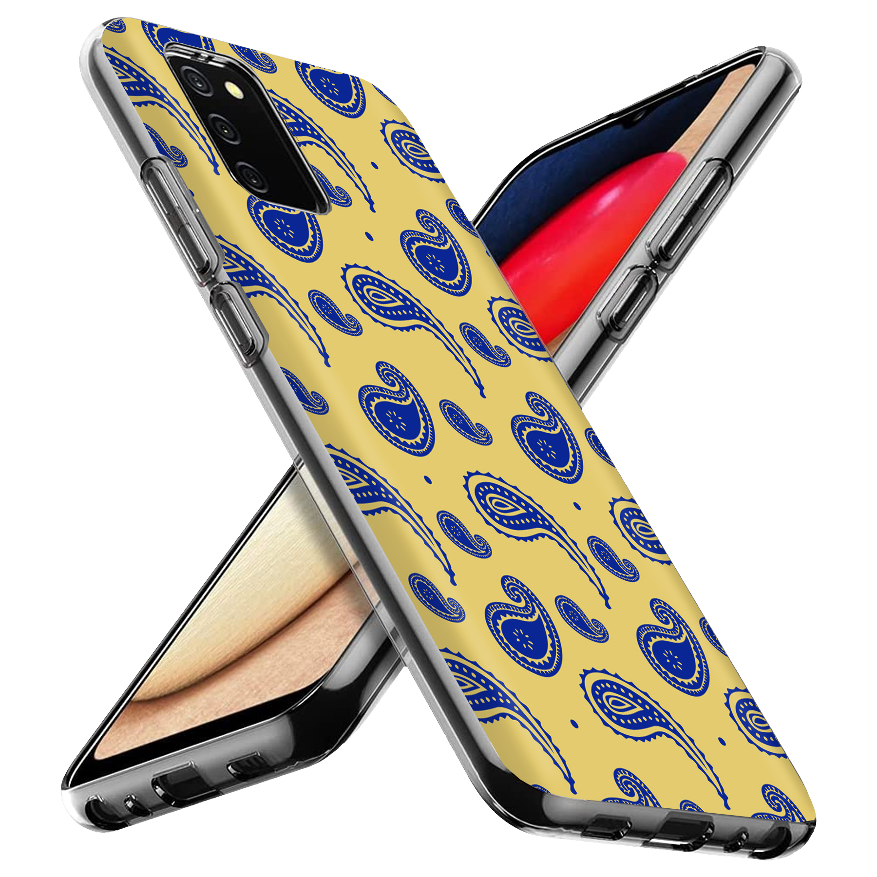 For Samsung Galaxy A (A56,A36,A16,A15,A14),Slim Cover,Paisley Yellow Print,USA - Picture 28 of 28