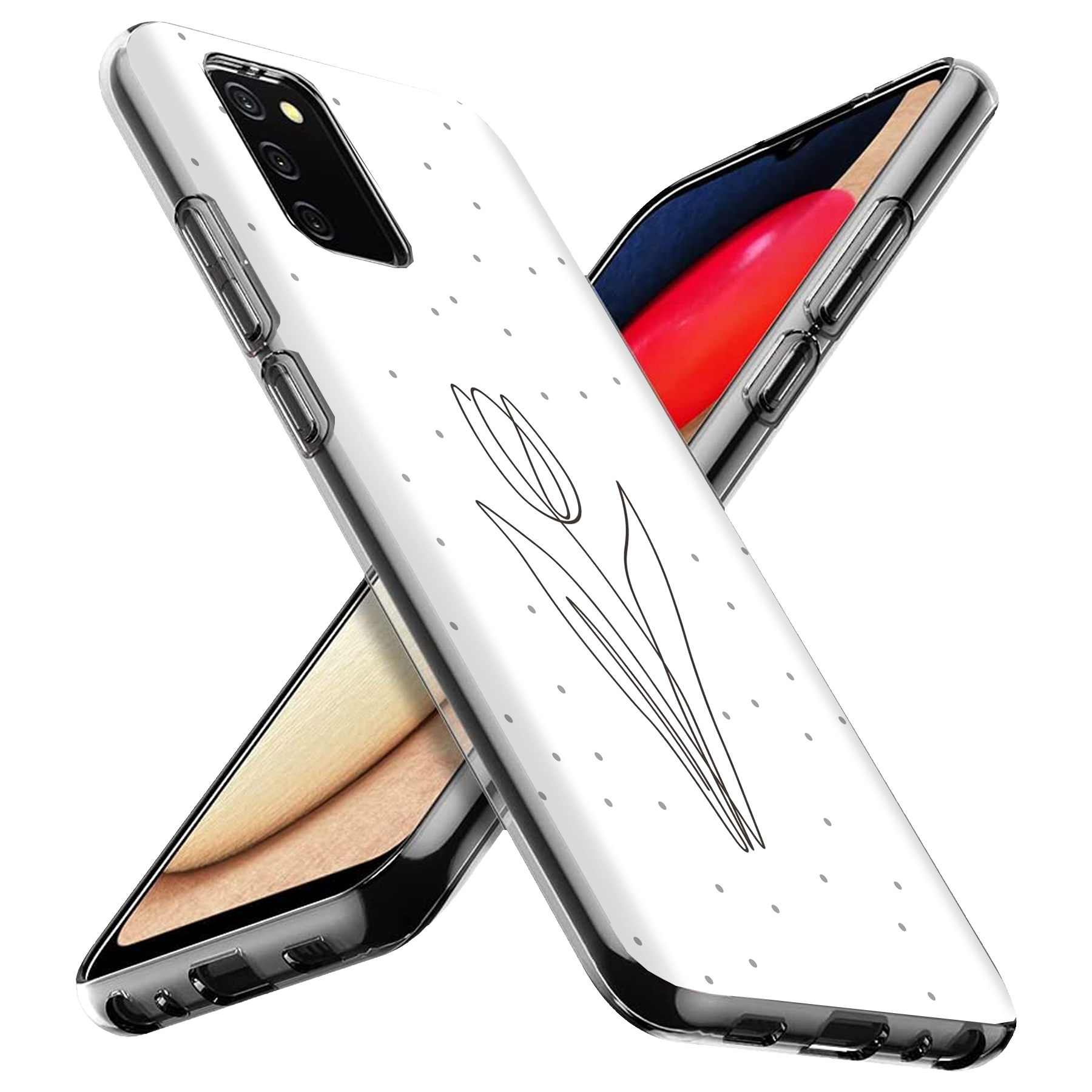 For Samsung Galaxy A (A56,A36,A16,A15,A14),Slim Cover,Line Art Tulip Print,USA - Picture 28 of 28