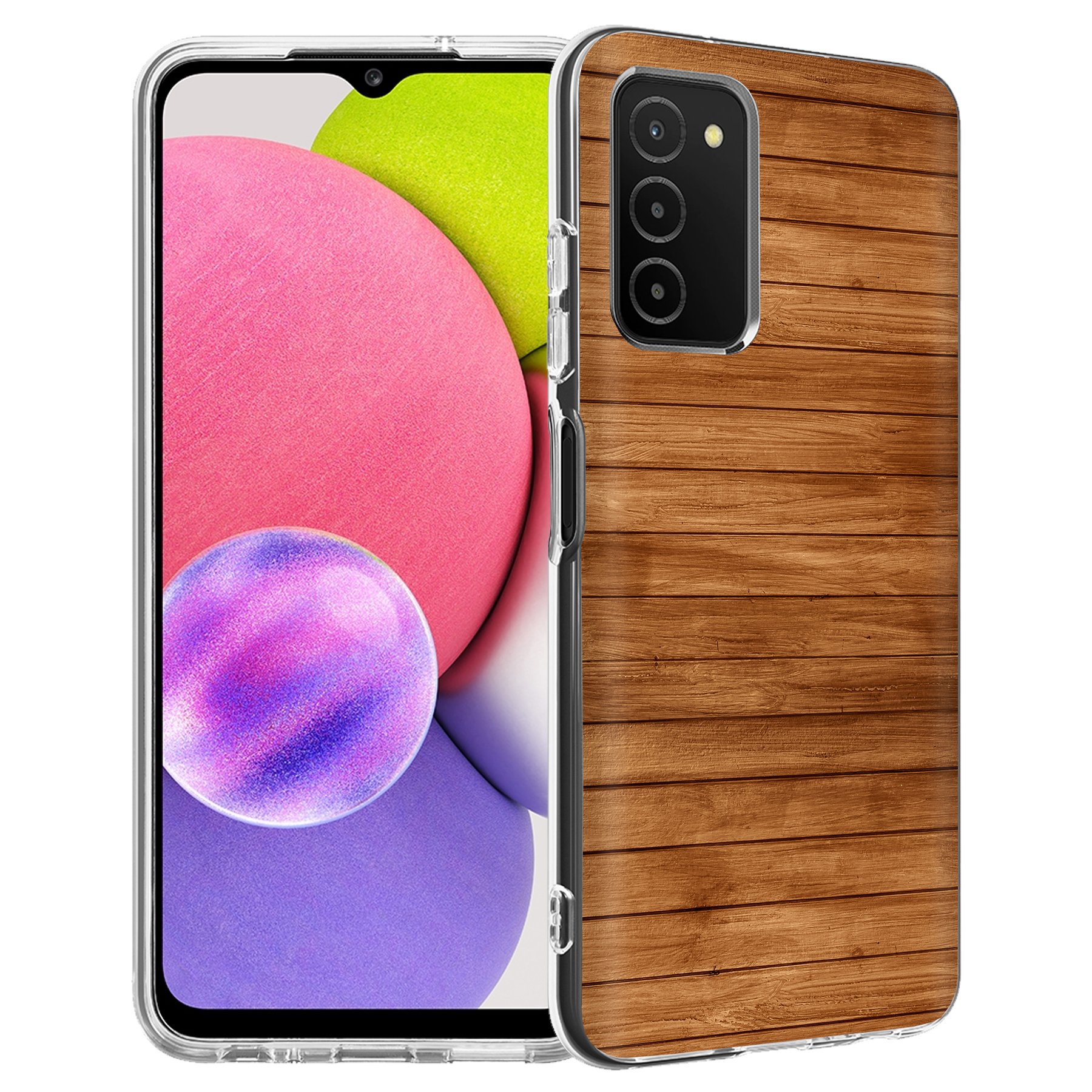 For Samsung Galaxy A (A56,A36,A16,A15,A14),Slim Cover,Wood 14 Print,USA - Picture 27 of 28