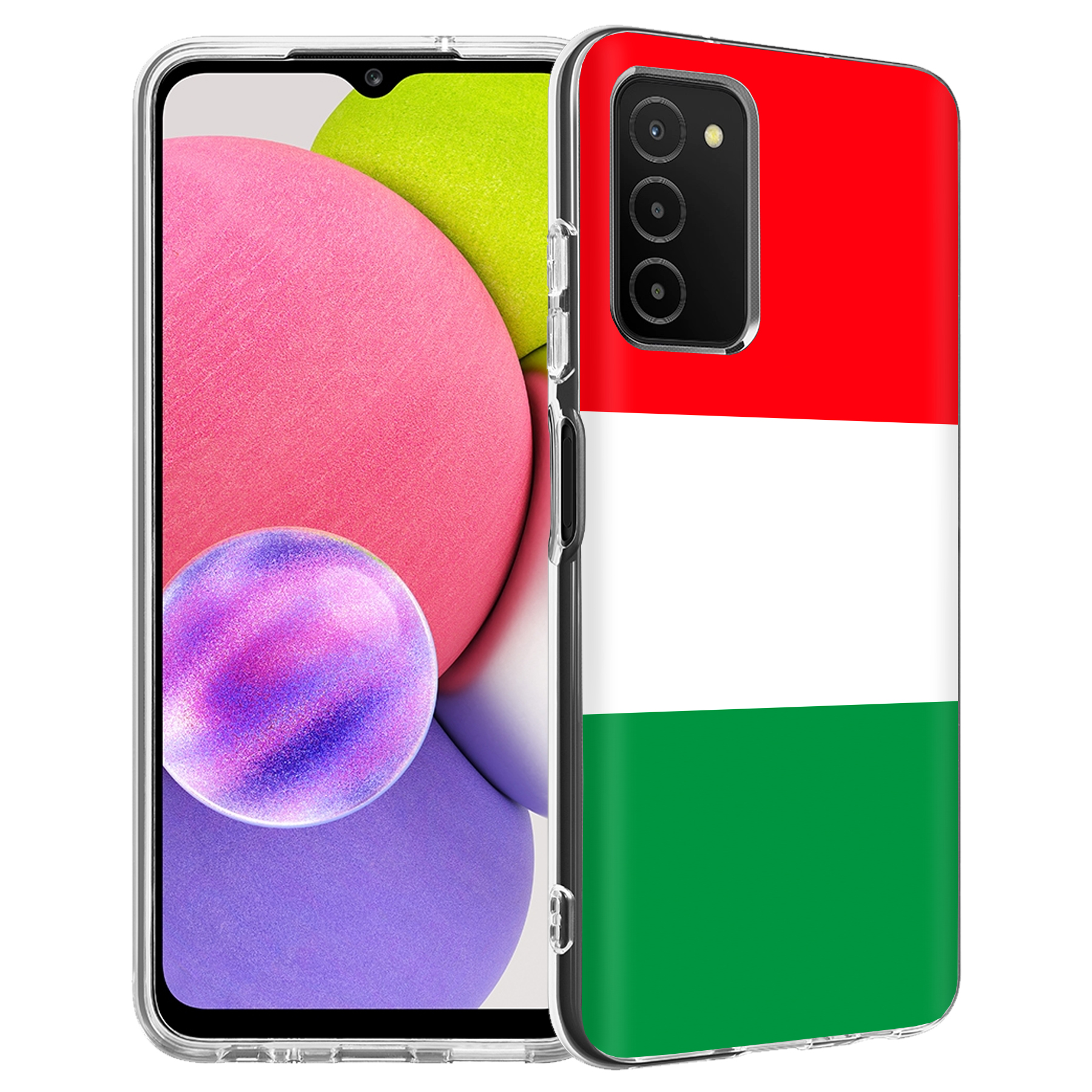 For Samsung Galaxy A (A56,A36,A16,A15,A14),Slim Cover,Flag Italy Print,USA - Picture 27 of 28