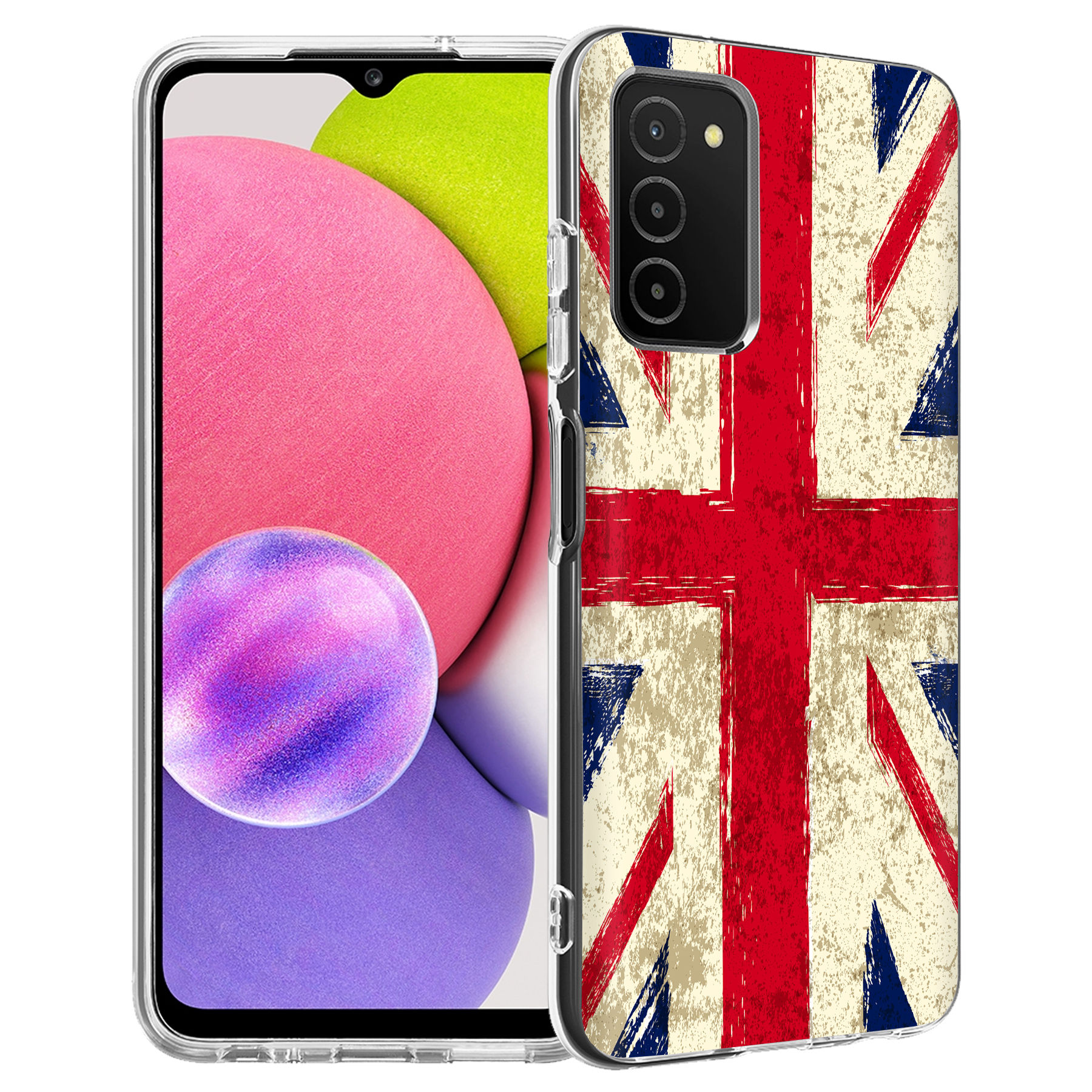 For Samsung Galaxy A (A56,A36,A16,A15,A14),Slim Cover,Old UK Flag Print,USA - Afbeelding 27 van 28