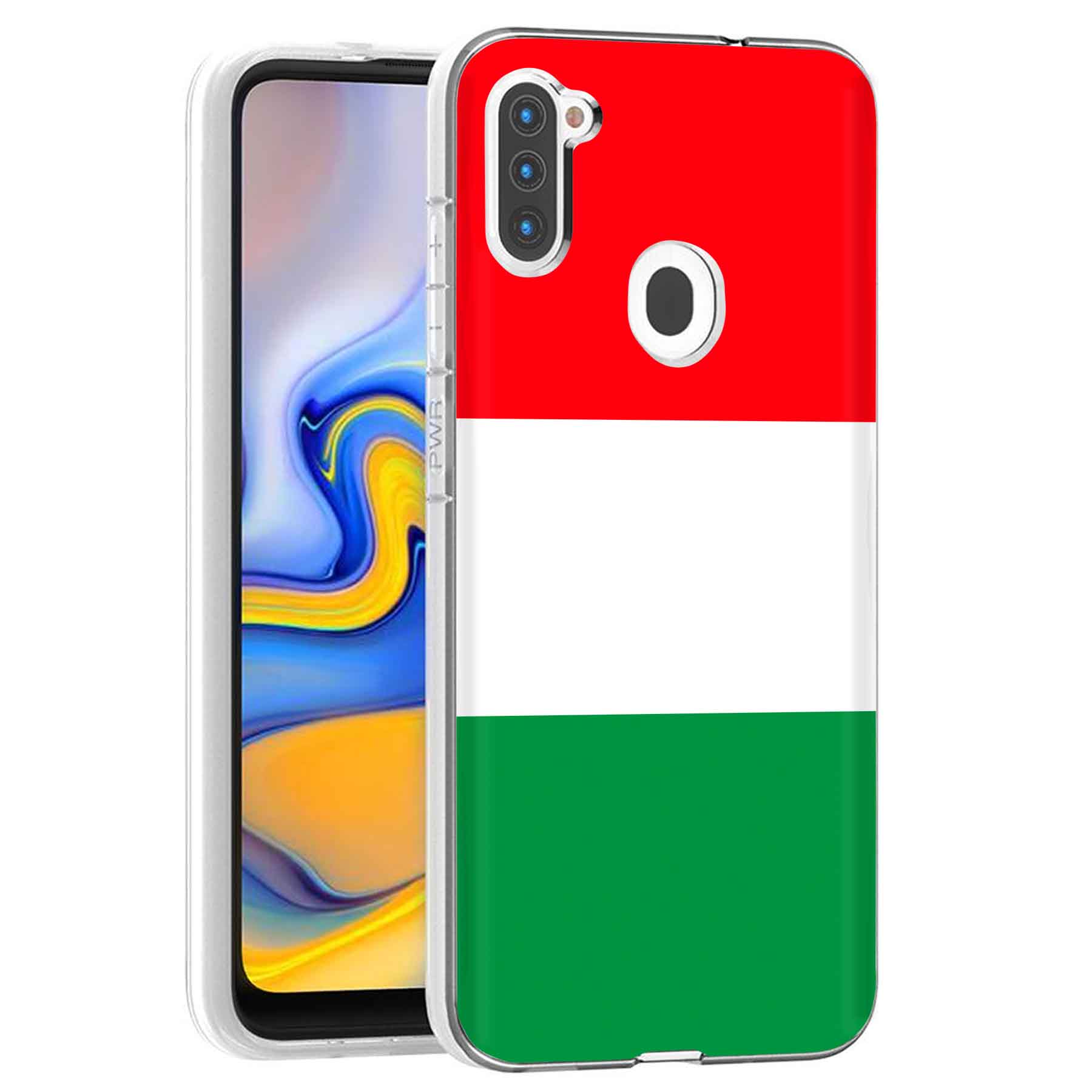 For Samsung Galaxy A (A56,A36,A16,A15,A14),Slim Cover,Flag Italy Print,USA - Picture 25 of 28