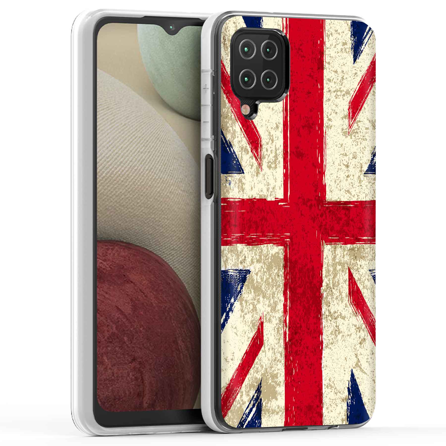 For Samsung Galaxy A (A56,A36,A16,A15,A14),Slim Cover,Old UK Flag Print,USA - Afbeelding 24 van 28