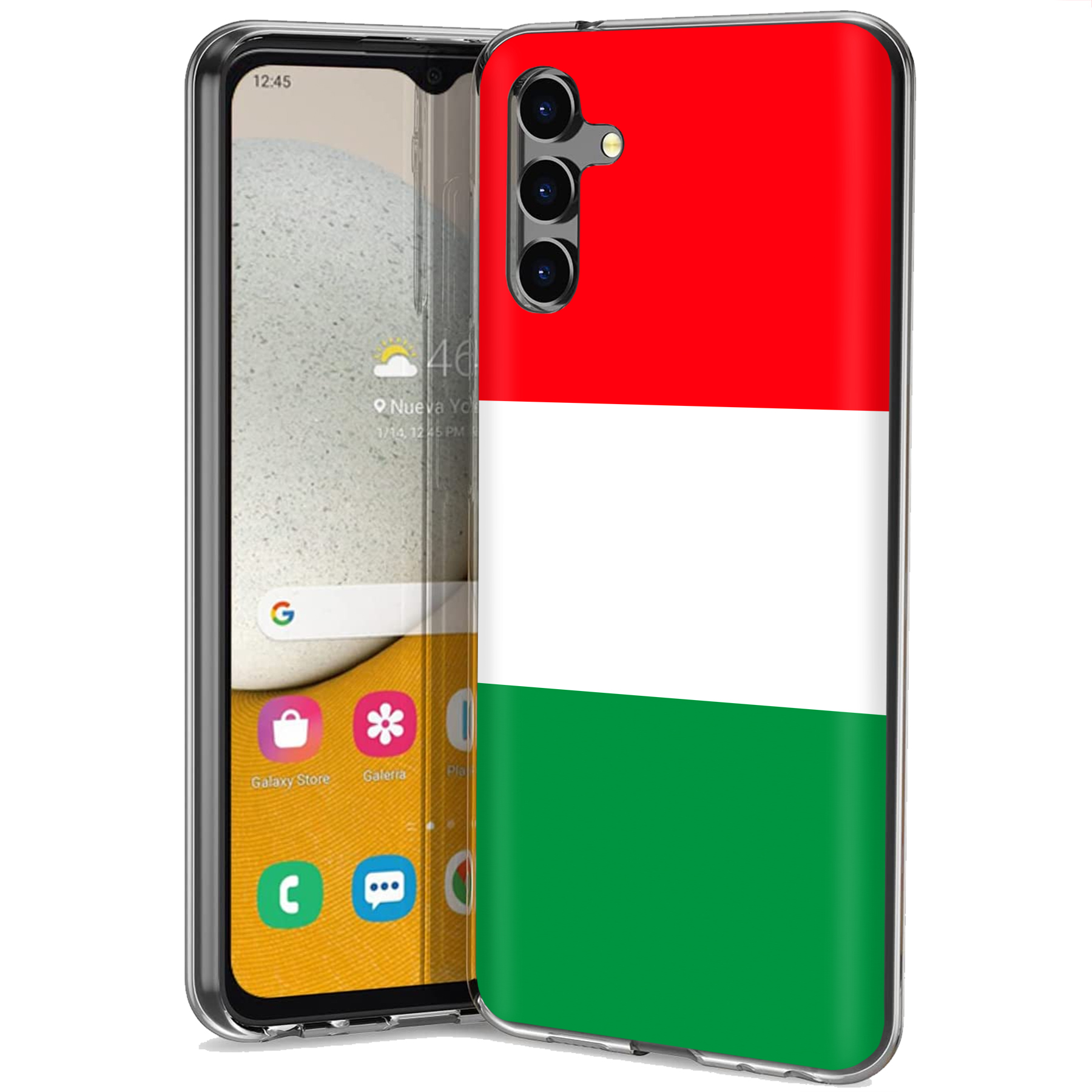 For Samsung Galaxy A (A56,A36,A16,A15,A14),Slim Cover,Flag Italy Print,USA - Picture 23 of 28
