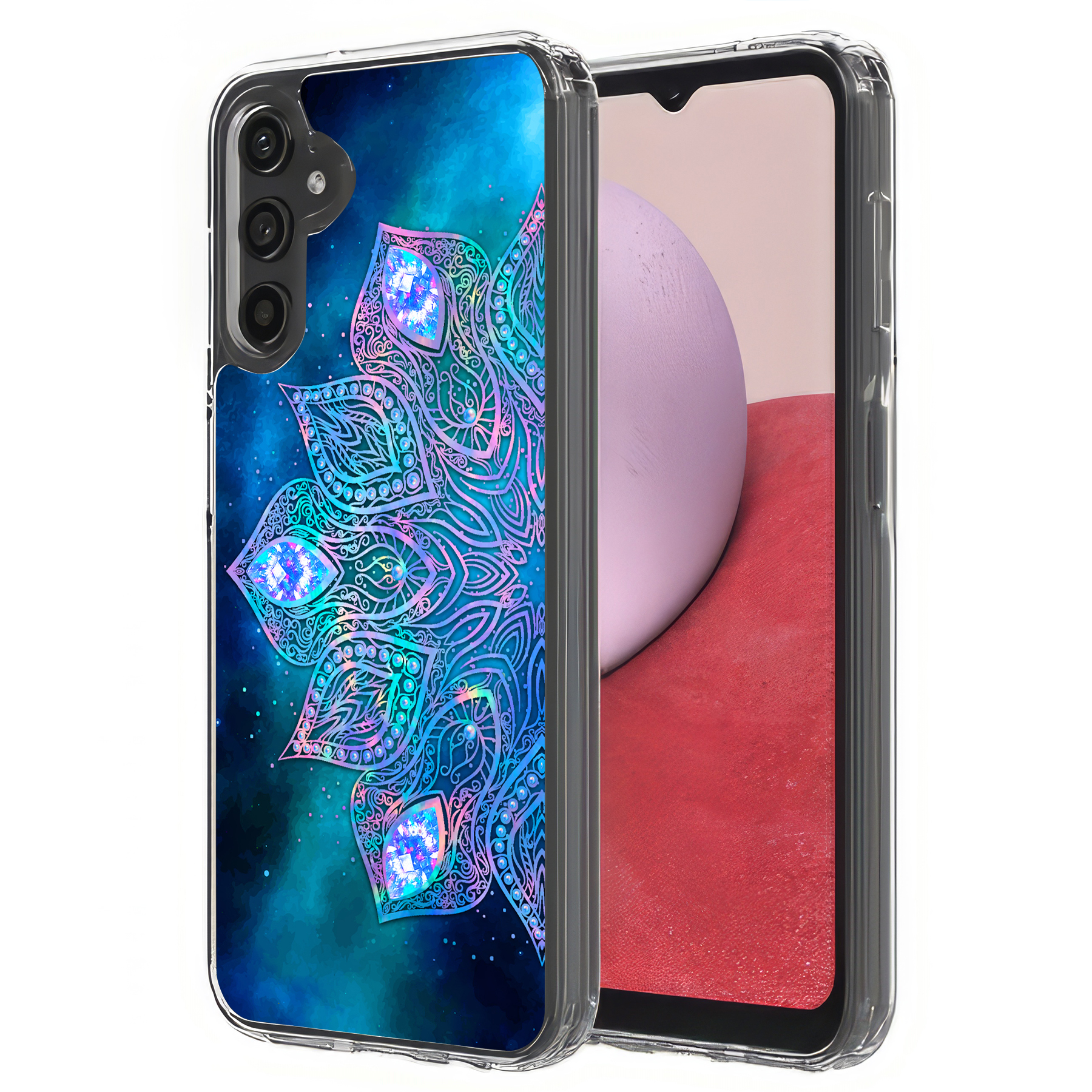 For Samsung Galaxy A (A56,A36,A16,A15,A14),Slim Cover,Nebula Mandala Print,USA - Picture 16 of 28