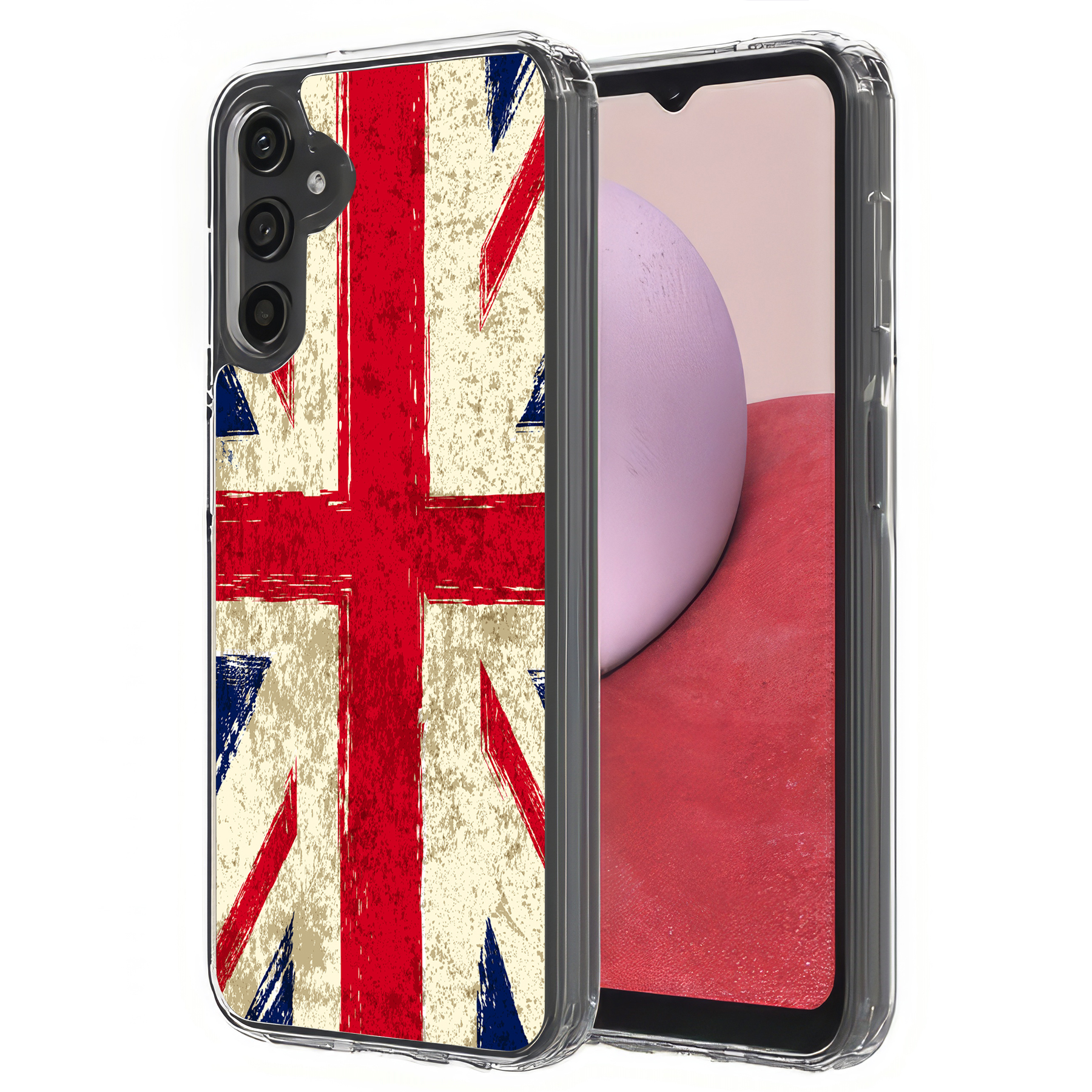 For Samsung Galaxy A (A56,A36,A16,A15,A14),Slim Cover,Old UK Flag Print,USA - Afbeelding 16 van 28