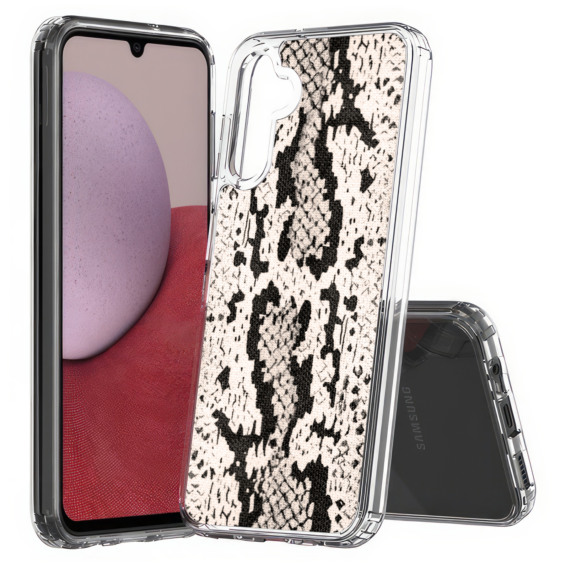 For Samsung Galaxy A (A56,A36,A16,A15,A14),Slim Cover,Snake Pattern Print,USA - Picture 20 of 28