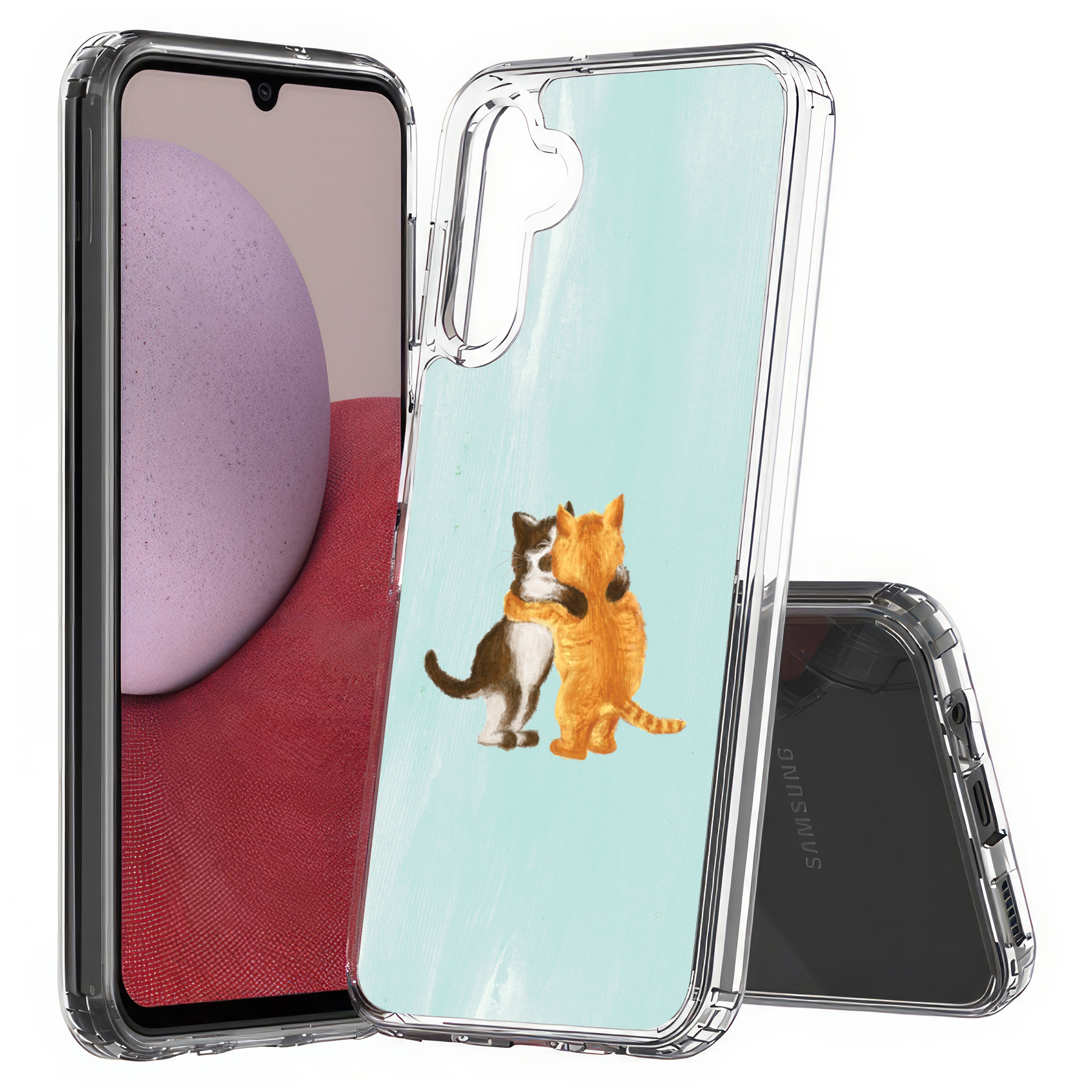 For Samsung Galaxy A (A56,A36,A16,A15,A14),Slim Cover,Meoww Print,USA - Picture 20 of 28