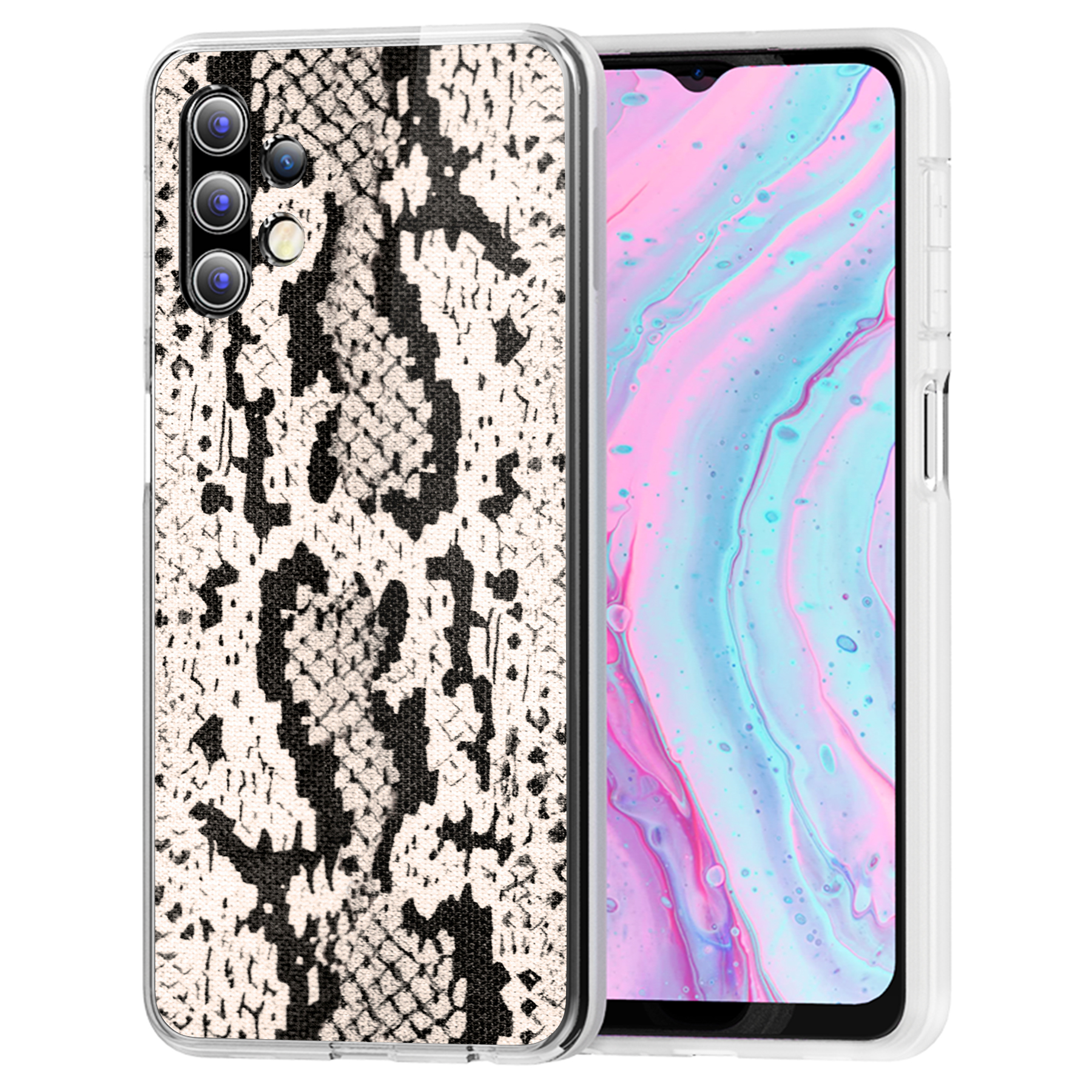 For Samsung Galaxy A (A56,A36,A16,A15,A14),Slim Cover,Snake Pattern Print,USA - Picture 17 of 28