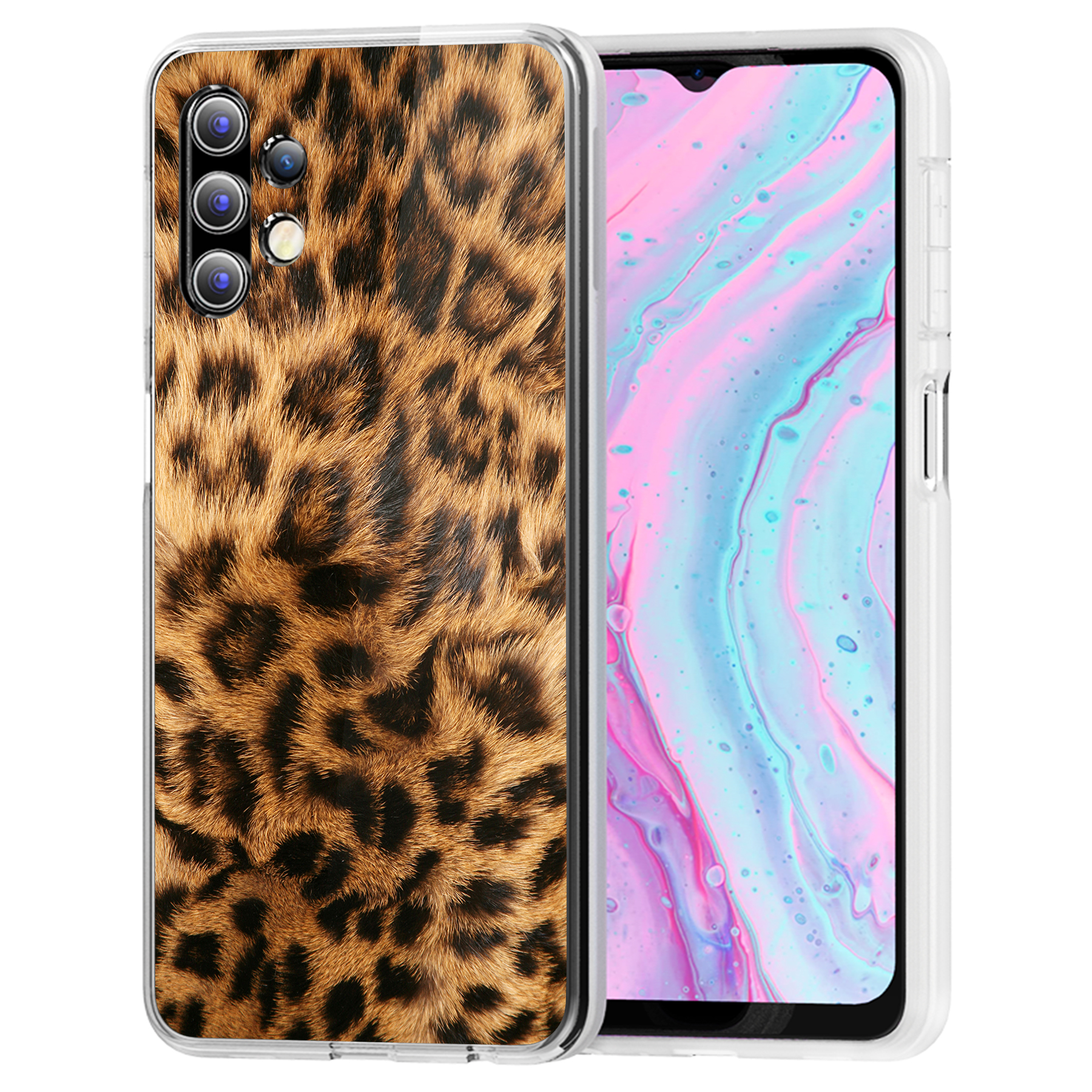 For Samsung Galaxy A (A56,A36,A16,A15,A14),Slim Cover,Leopard Skin Print,USA - Picture 17 of 28