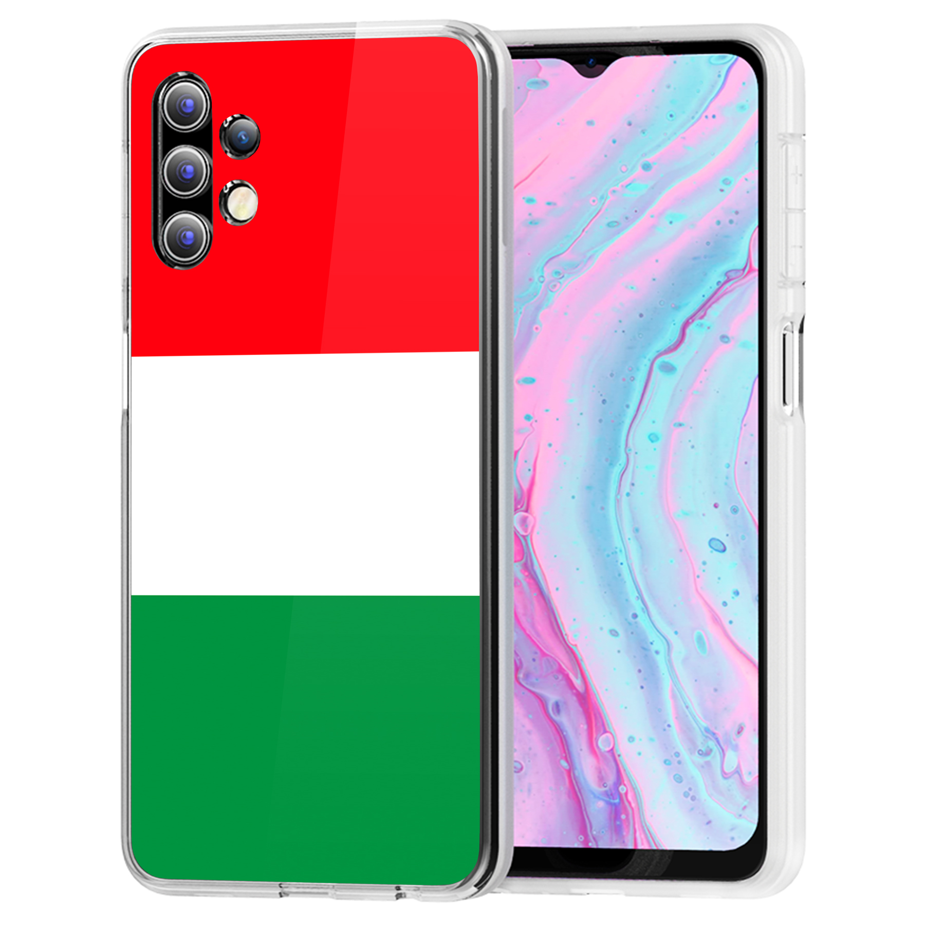 For Samsung Galaxy A (A56,A36,A16,A15,A14),Slim Cover,Flag Italy Print,USA - Picture 17 of 28