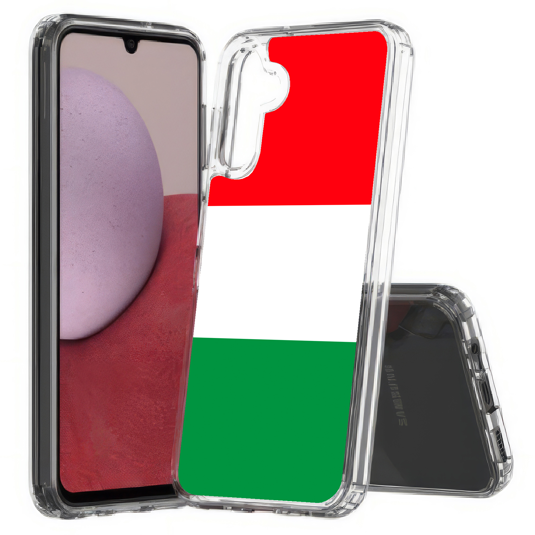 For Samsung Galaxy A (A56,A36,A16,A15,A14),Slim Cover,Flag Italy Print,USA - Picture 9 of 28