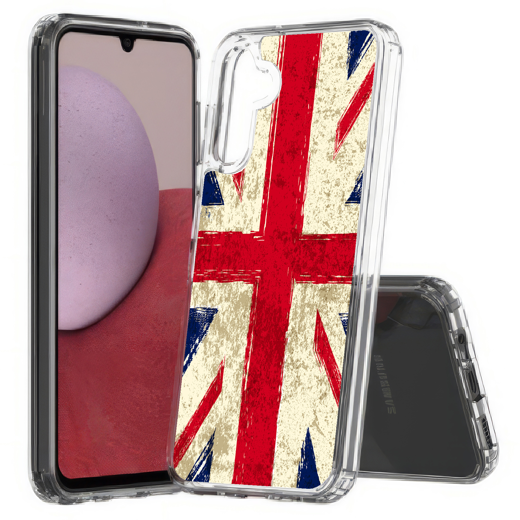 For Samsung Galaxy A (A56,A36,A16,A15,A14),Slim Cover,Old UK Flag Print,USA - Afbeelding 9 van 28